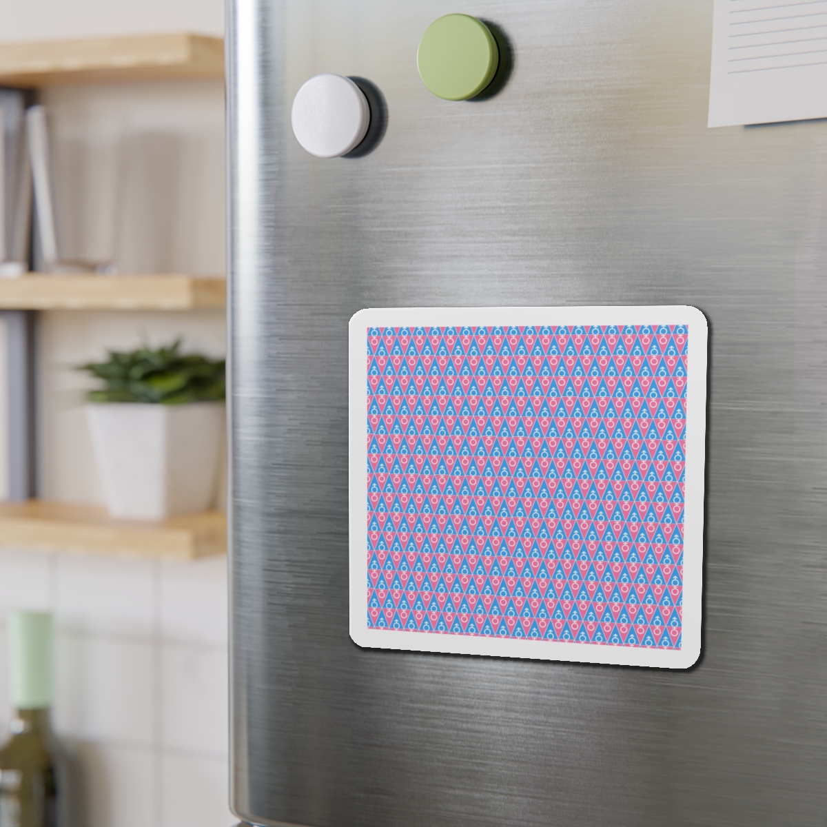 Gender Symbol Pattern Die Cut Magnets - Image 12