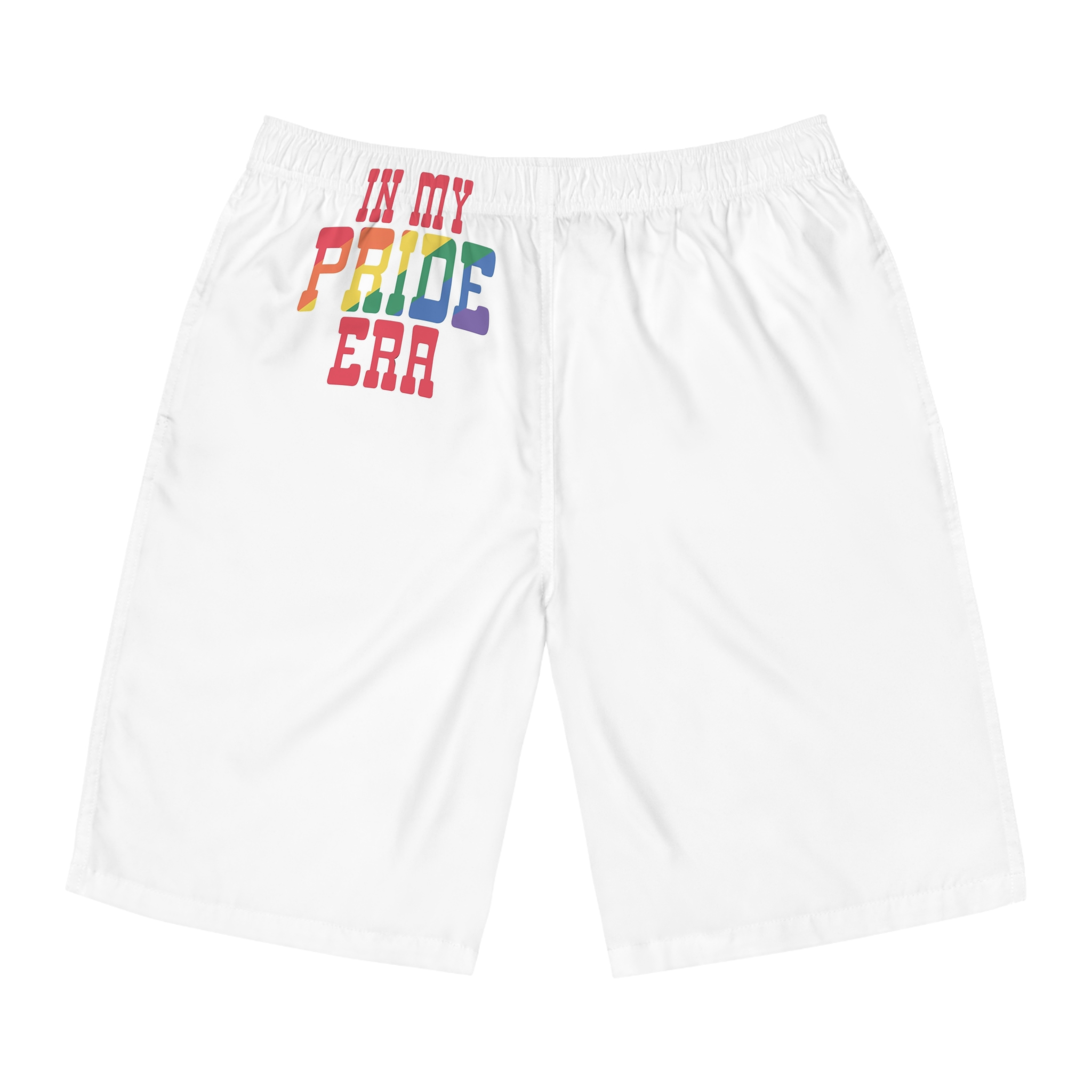 Black Shirt With Words My Rainbow Mens Board Shorts Aop
