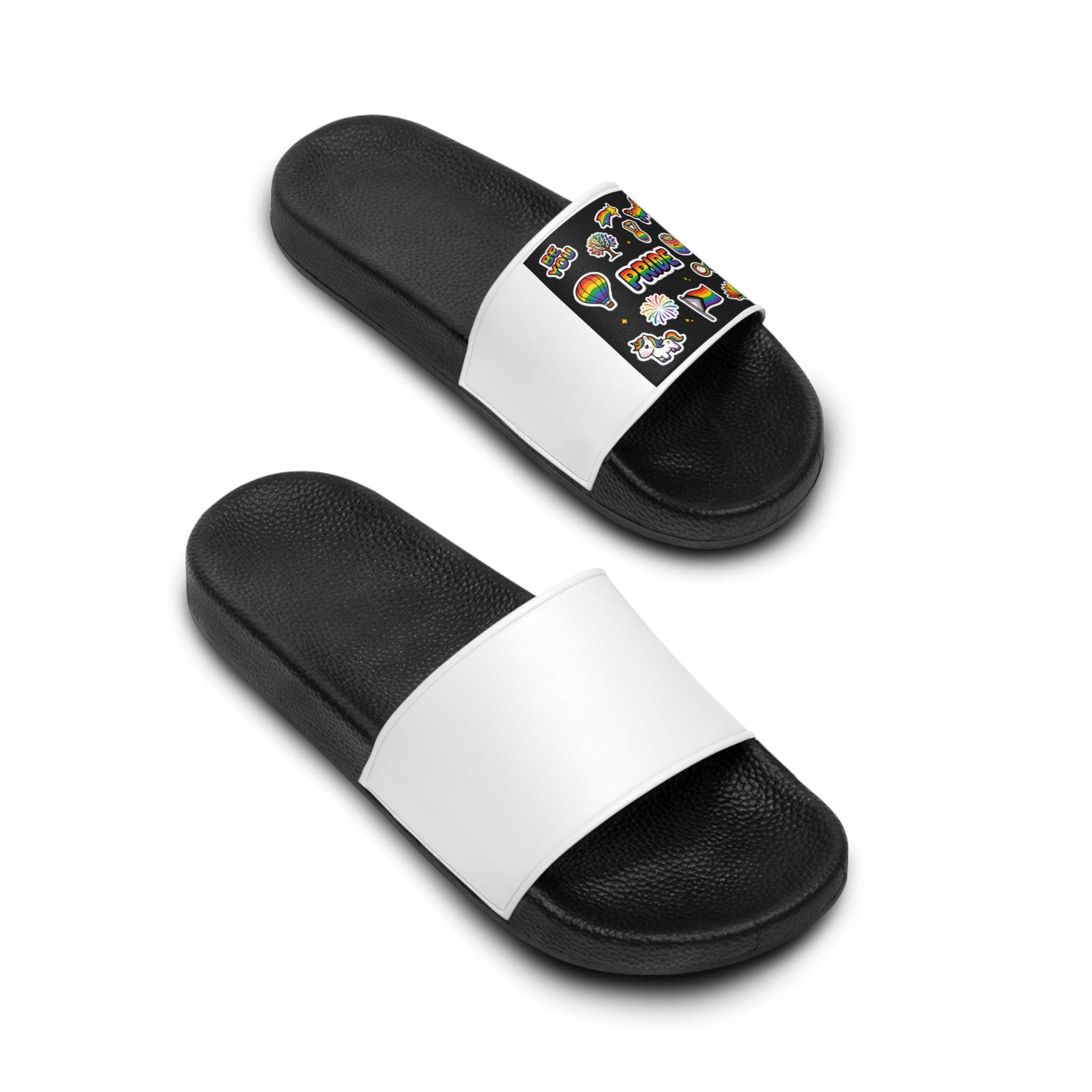 Lesbian Pride Design 20D8BE Mens Slide Sandals - Image 4