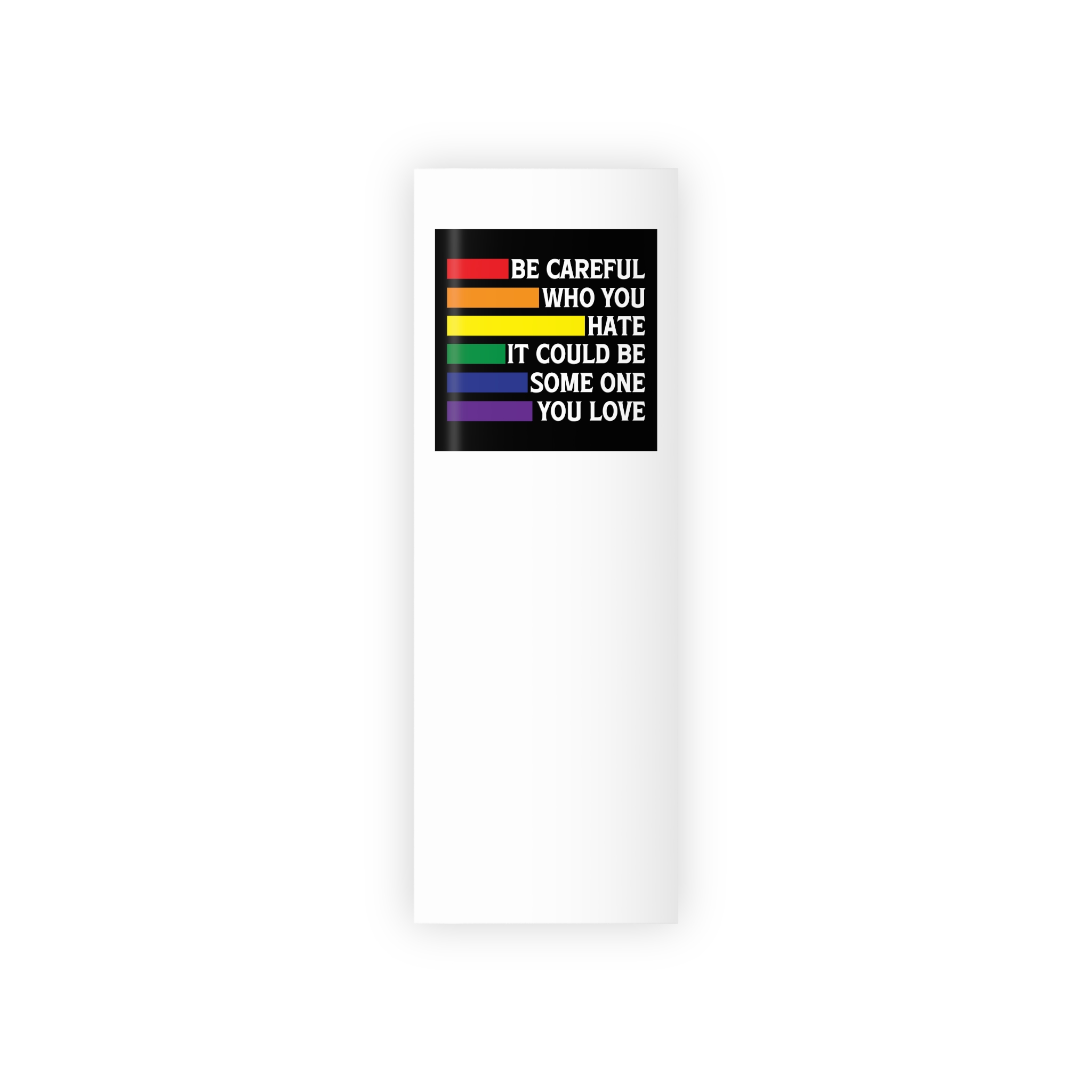 Be Careful Who You Hate It Could Be Some One You Love Shirt Design Vector Illustration Gift Wrapping Paper Rolls 1pc - Image 5