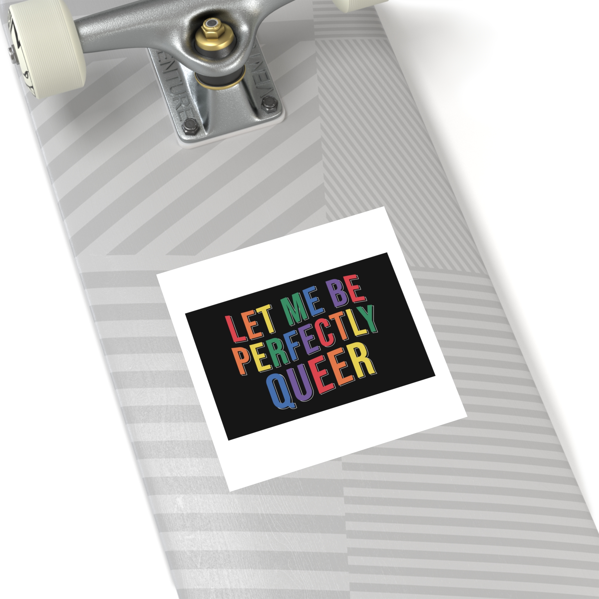 Pride Lgbtq Gay Typography Vector Tshirt Design(9) Laminate Stickers Square - Image 48