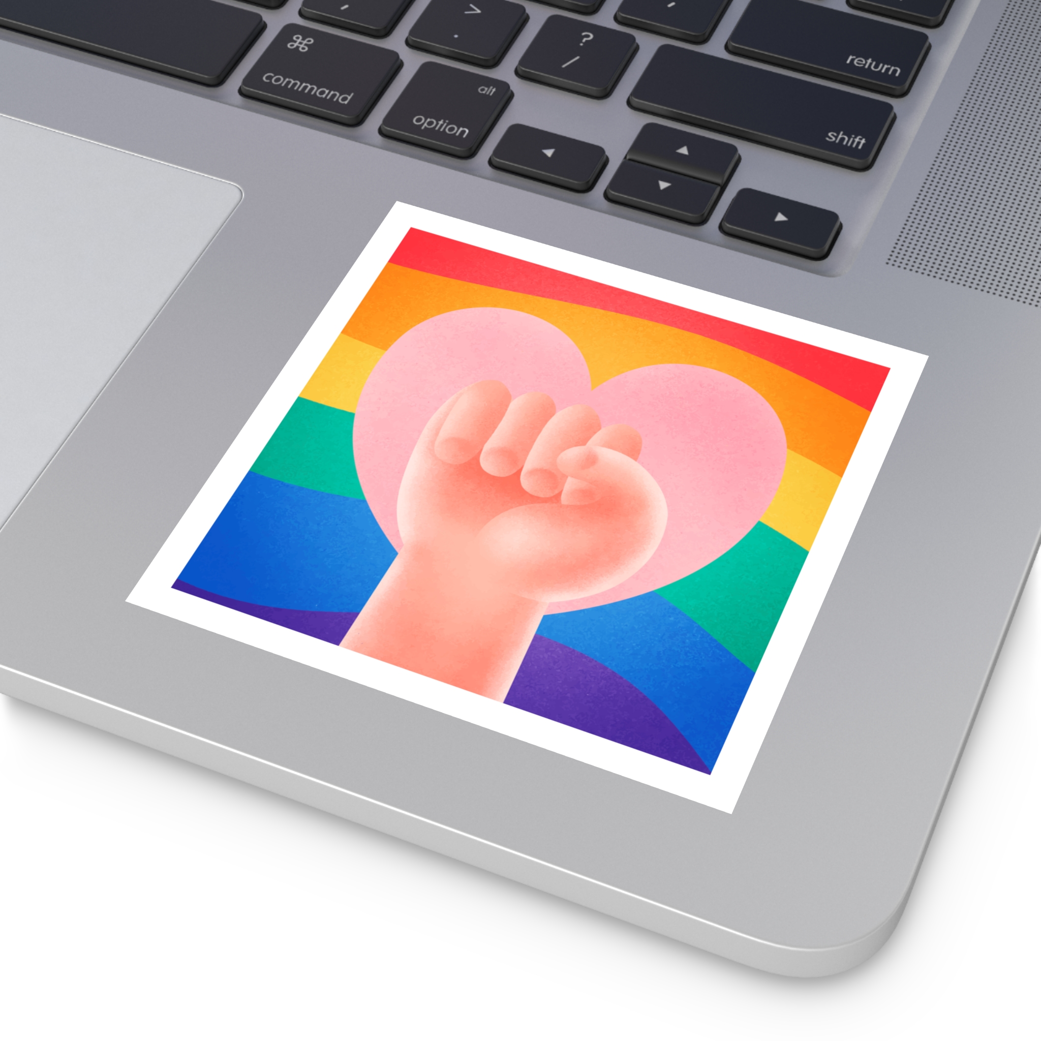 Pride Day Concept 2 Laminate Stickers Square - Image 19