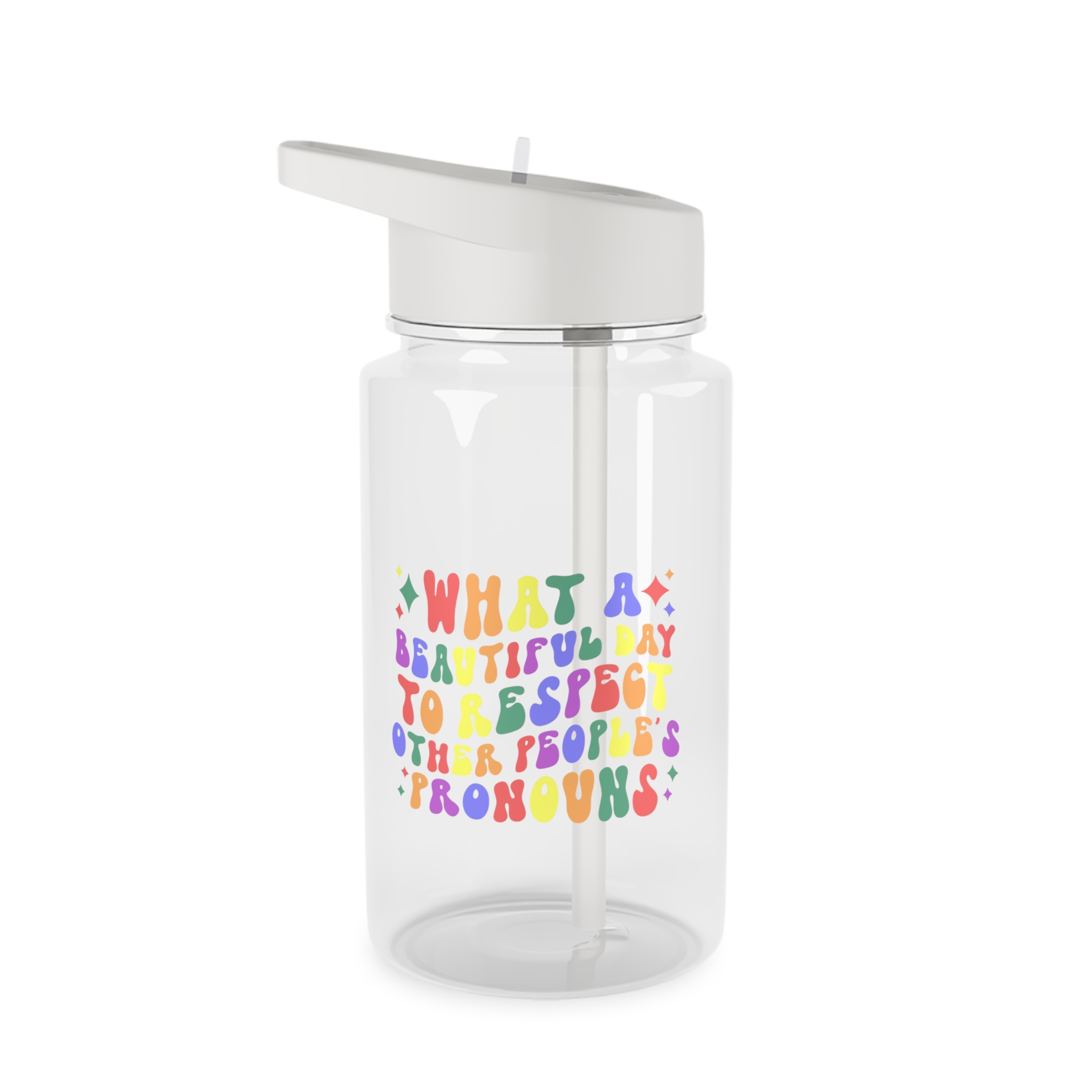 Pride Lgbt Gay Retro Tshirt Design(1) Tritan Water Bottle