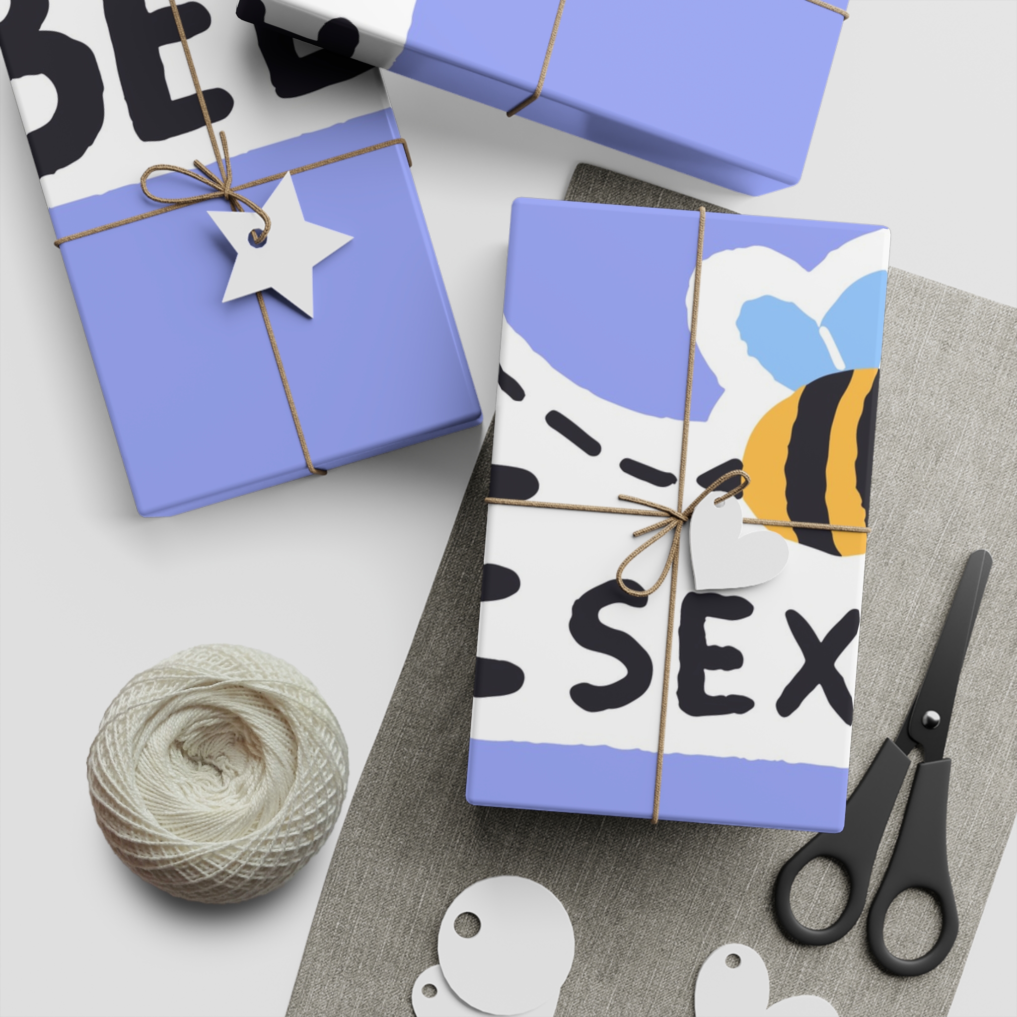 Lesbian Pride Design FE58B4 Gift Wrapping Paper Sheets 1pc - Image 5