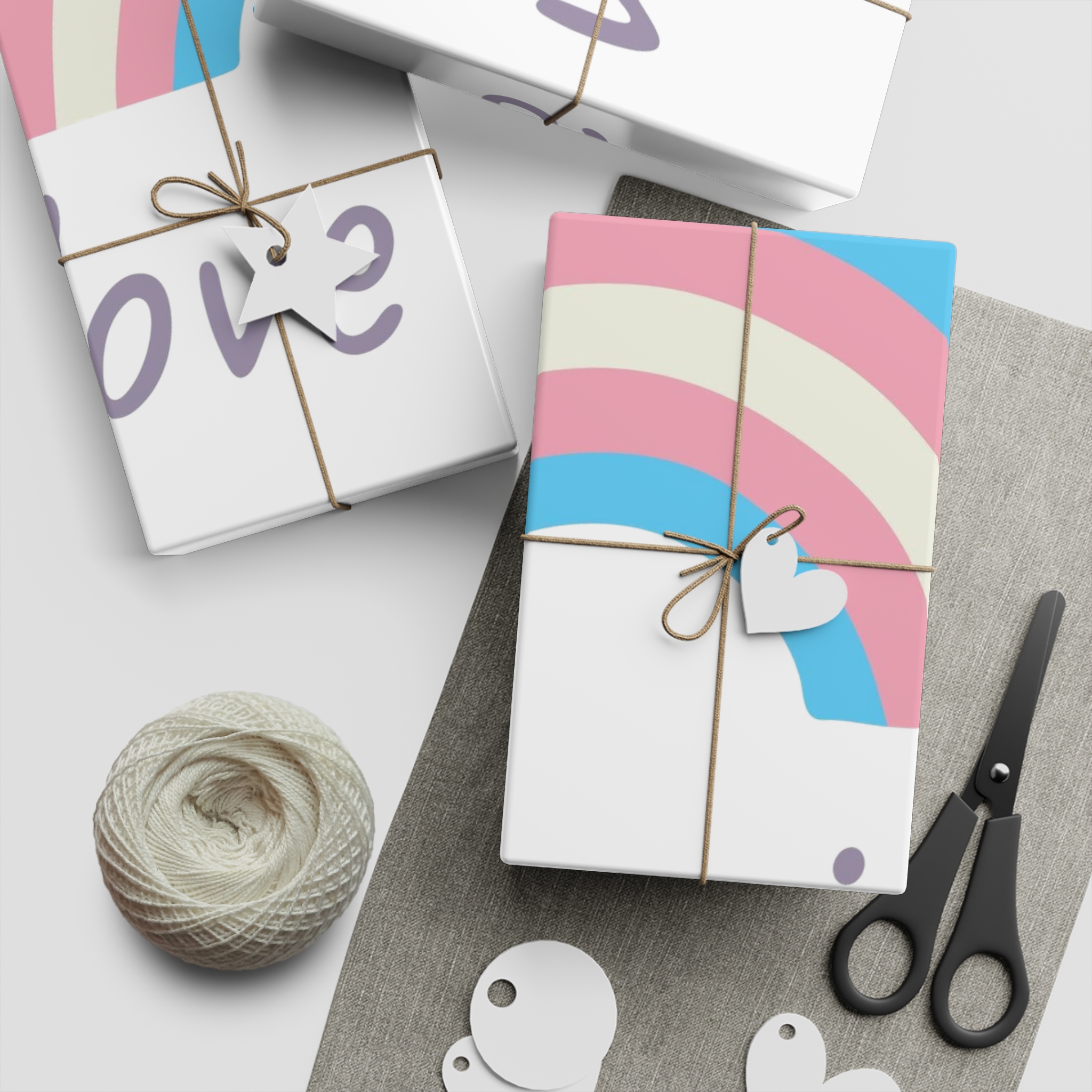 Colorful Rainbow Shape Transgender Pride Flag Happy Pride Day Lgbtqia Community Pride Month Vector Hand Drawn Doodle Posters Stickers Logo Cards Gift Wrapping Paper Sheets 1pc - Image 5