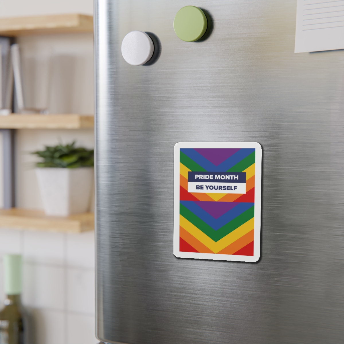 Lgbt Pride Month June Lesbian Gay Bisexual Transgender Lgbtq Flag Rainbow Vector(1)2 Die Cut Magnets - Image 9