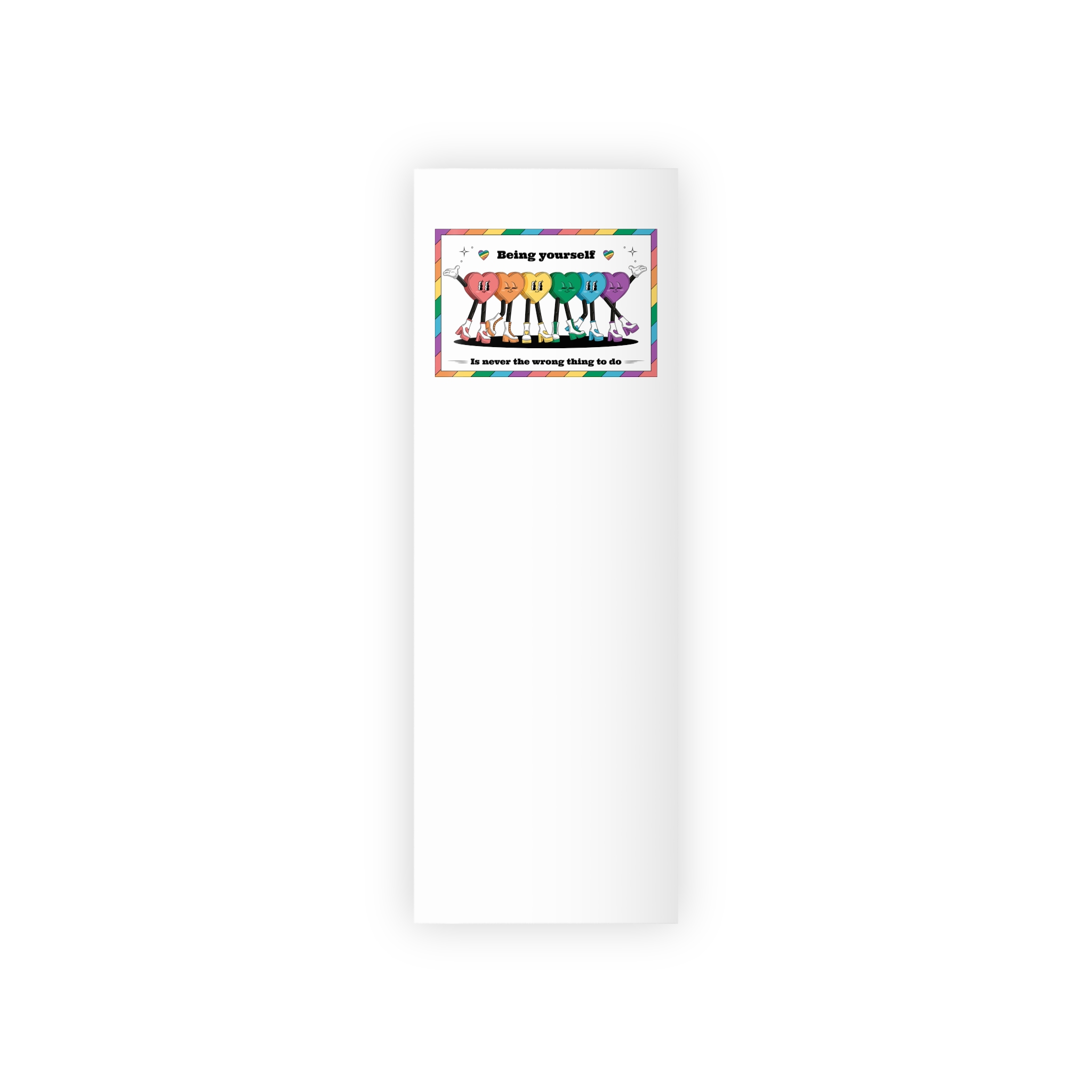 Illustration Pride Month Celebration Gift Wrapping Paper Rolls 1pc - Image 5