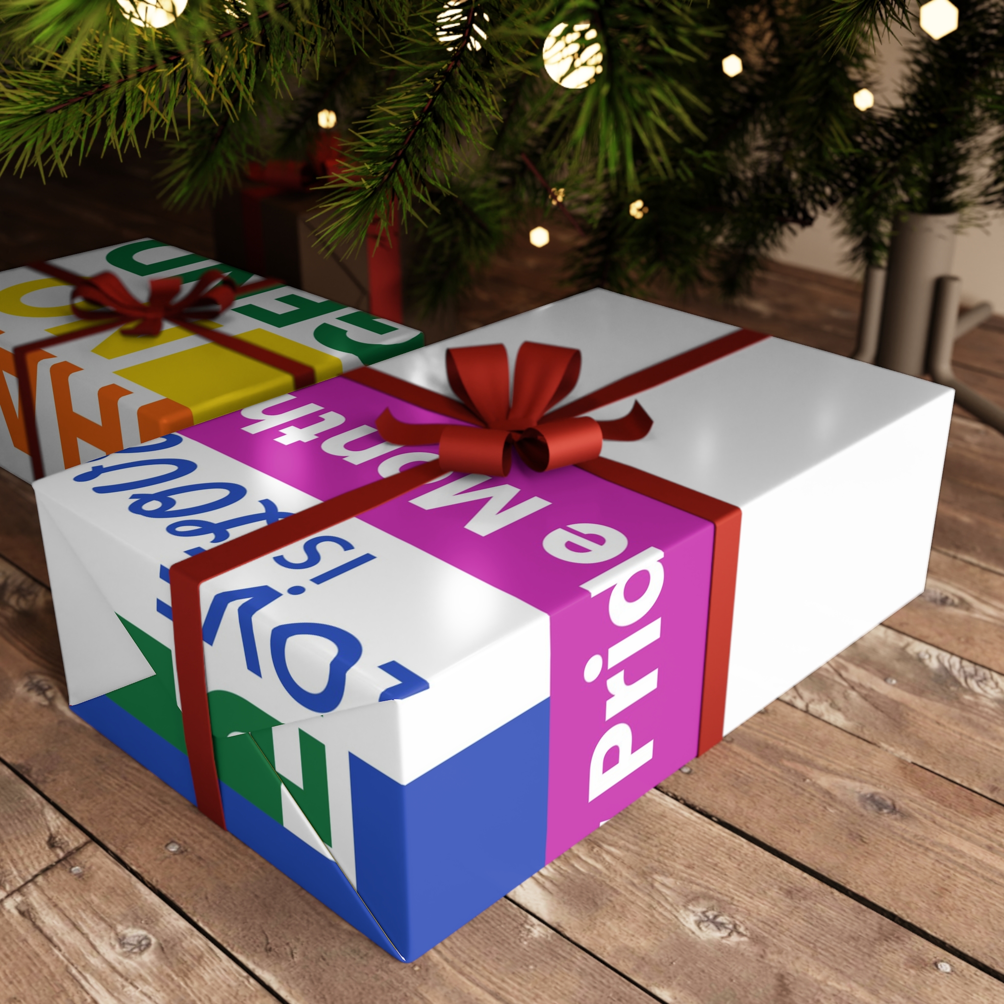 Creativesmoke Lgbtq 8 Gift Wrapping Paper Sheets 1pc - Image 3
