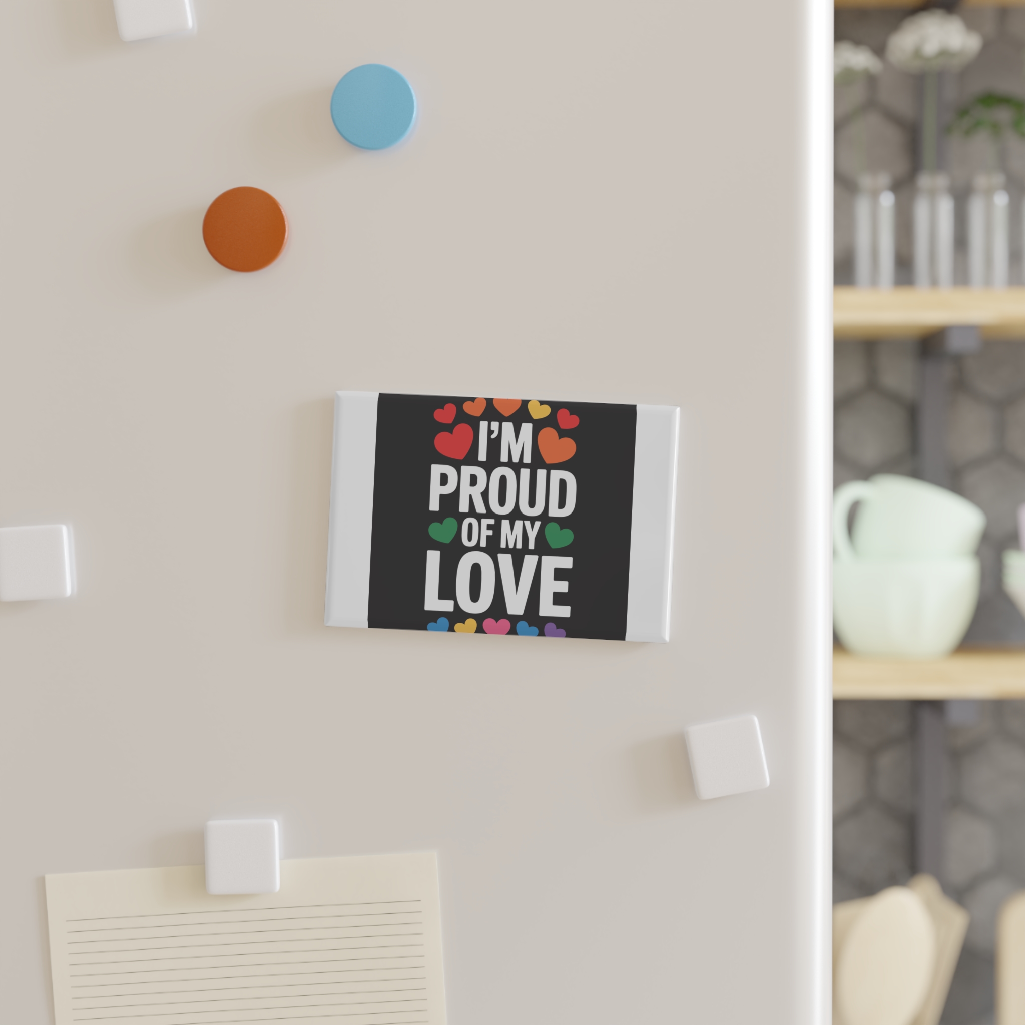 Lesbian Pride Design E2362C Button Magnet Rectangle 1 And 10 Pcs - Image 7