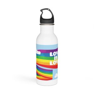 Beautiful Pride Day Flag Concept Stainless Steel Water Bottle