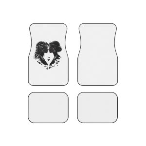 Two Women Kiss Lesbian Female Couple Together Lesbian Female Couple Kissing Homosexuality Lgbtq People Human Rights Freedom Vector Illustration Love Relationship Car Mats Set Of 4