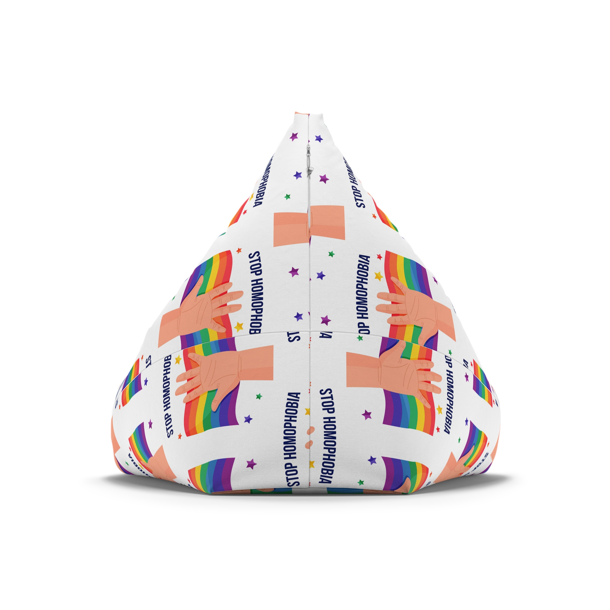 Stop Homophobia Bean Bag Chair Cover - Image 6