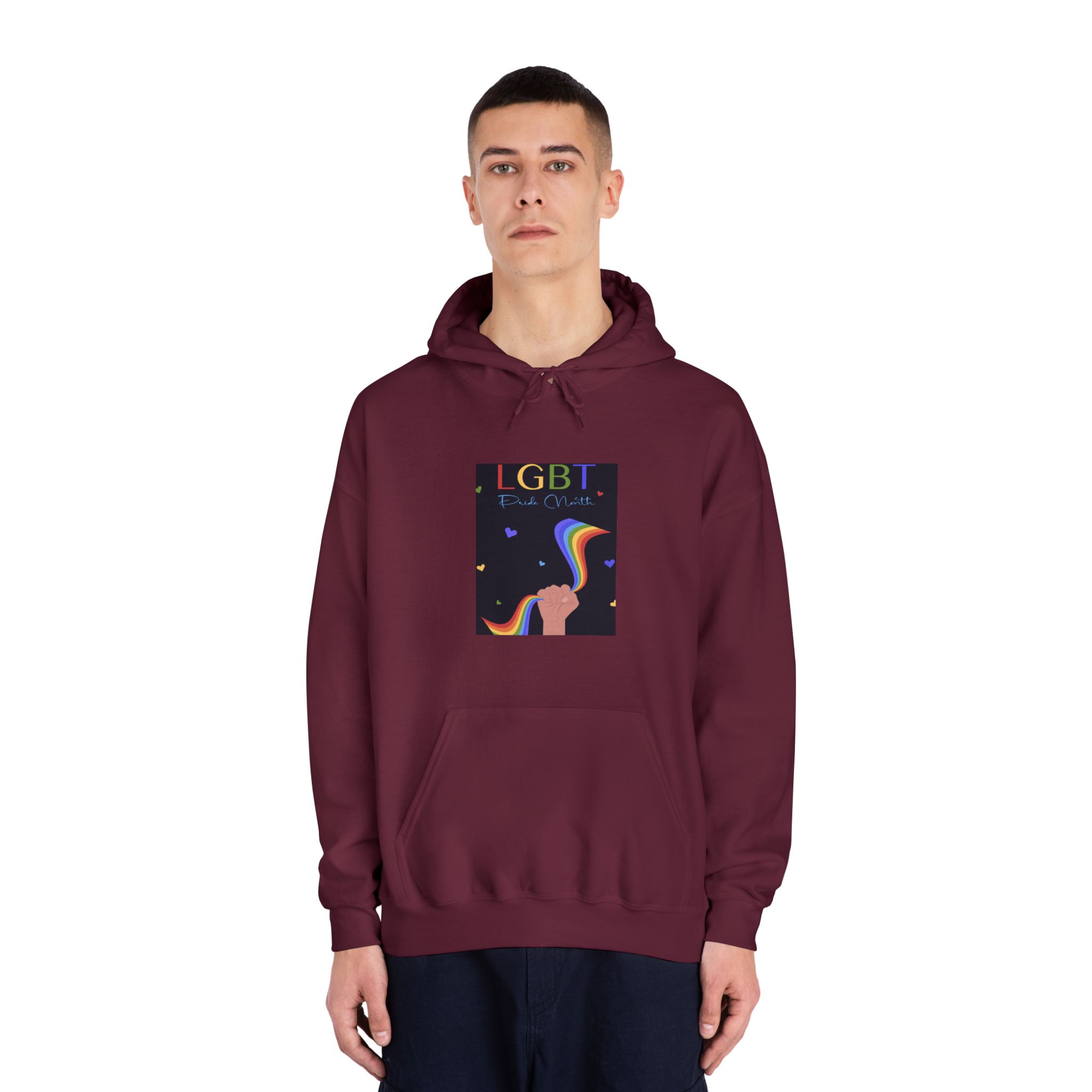 Poster Lgbt Pride Month Unisex Dryblend Hooded Sweatshirt - Image 19