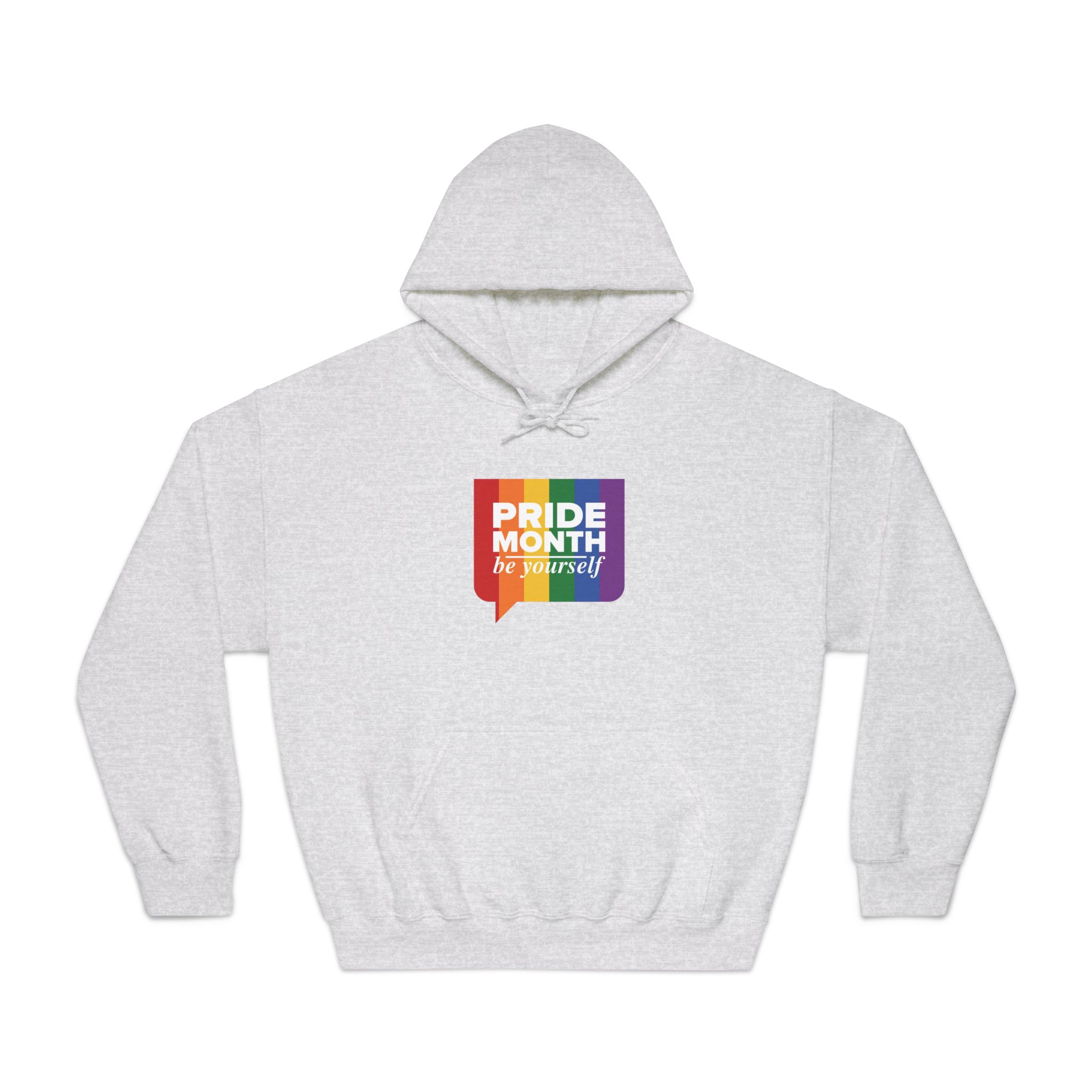 Lgbt Pride Month June Lgbt Flag Rainbow Flag Love Concept Vector Illustration Poster (1) Unisex Dryblend Hooded Sweatshirt - Image 5