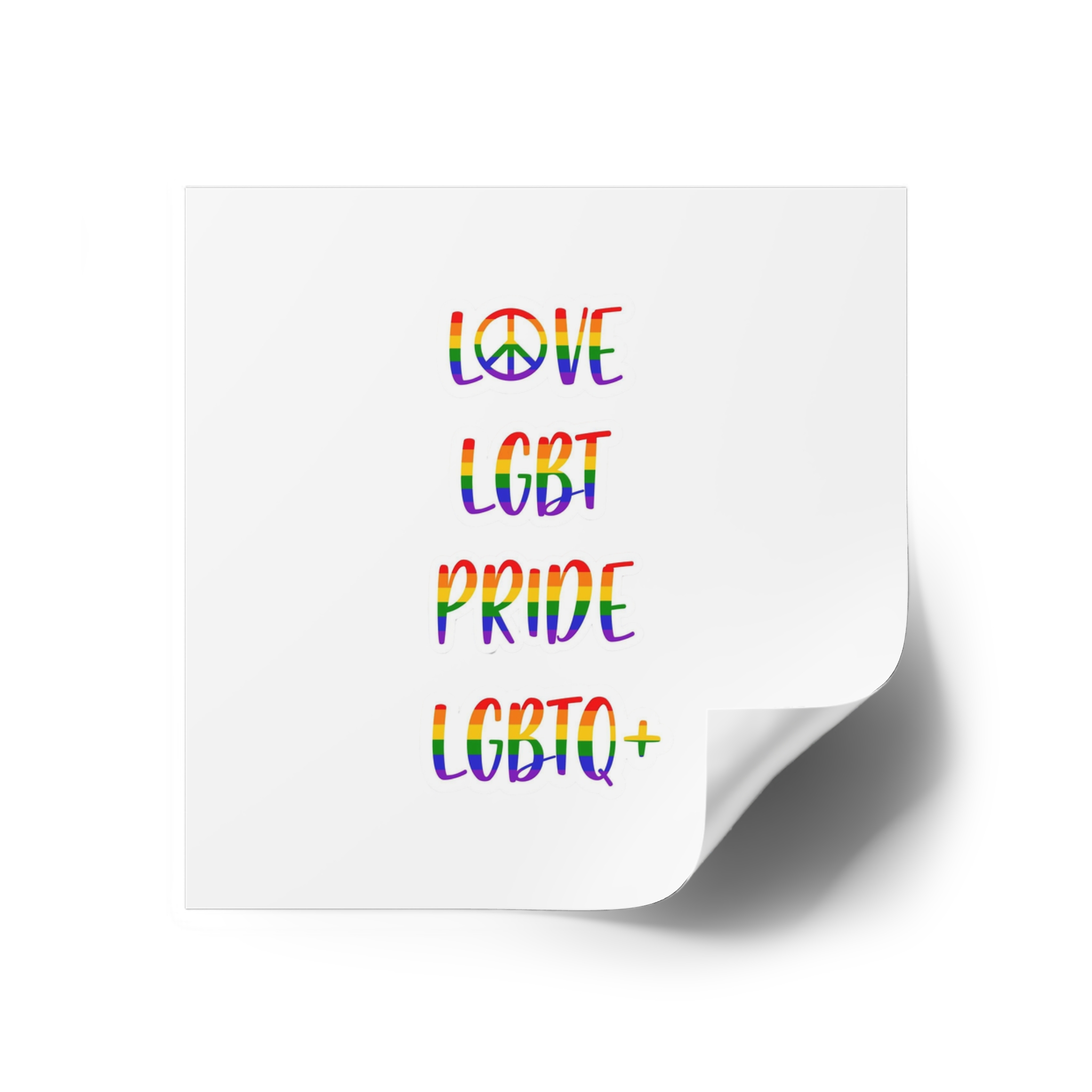 Lgbt Pride Month June Poster Card Banner Background Vector Illustration Laminate Stickers Square - Image 18