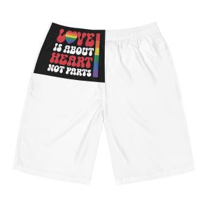 Colorful Rainbow Is About Love Made Parts Mens Board Shorts Aop