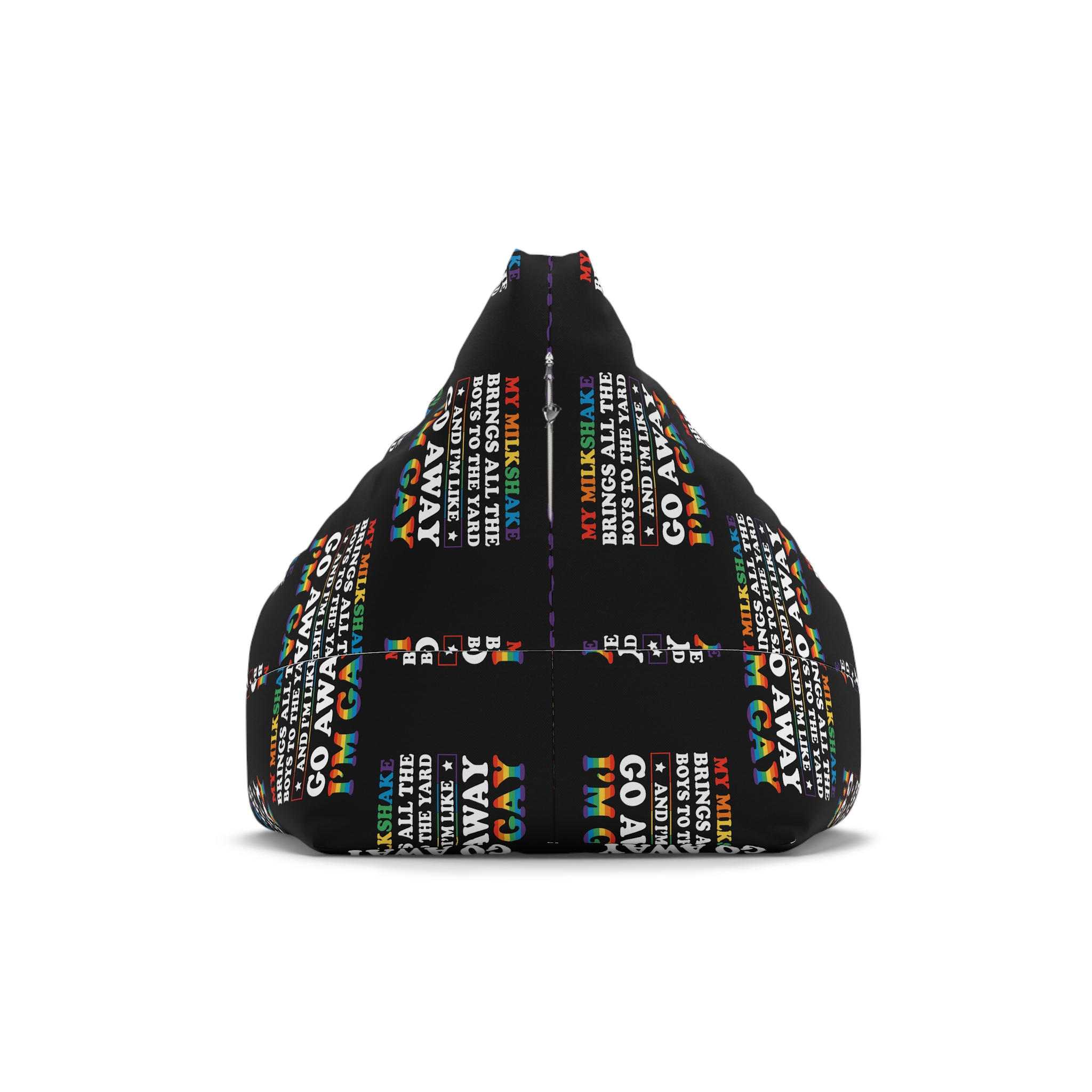Pride Gay Lgbt Rainbow Tshirt Design Bean Bag Chair Cover - Image 2