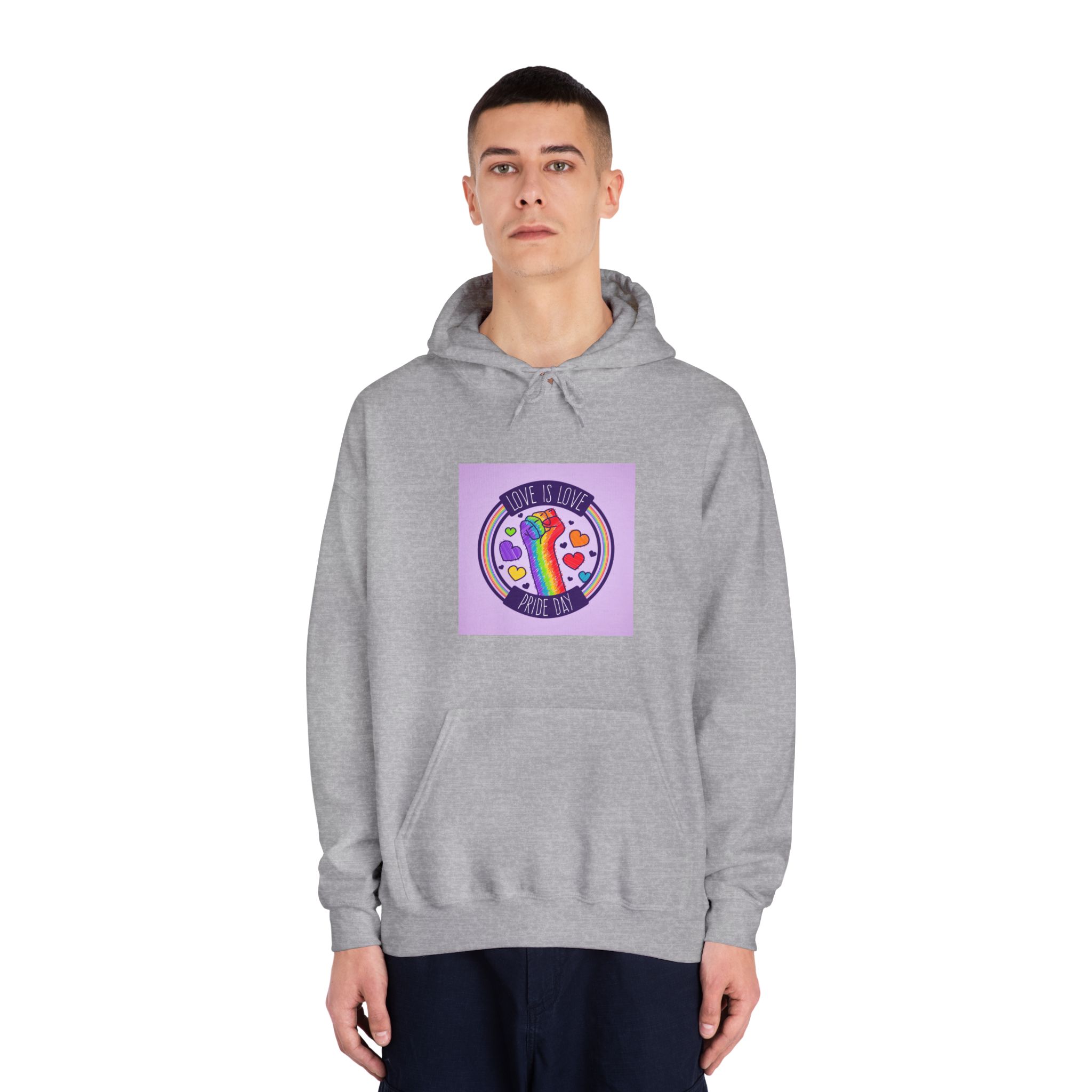 Pride Day Event Concept Unisex Dryblend Hooded Sweatshirt - Image 15