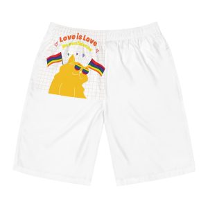 Pride Month Flat Design Illustration Mens Board Shorts Aop