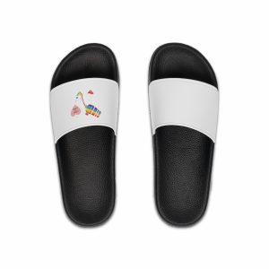 Rainbow Cocktail Shaker Pouring Drink With Heart Love Is Love Illustration Vector Mens Slide Sandals