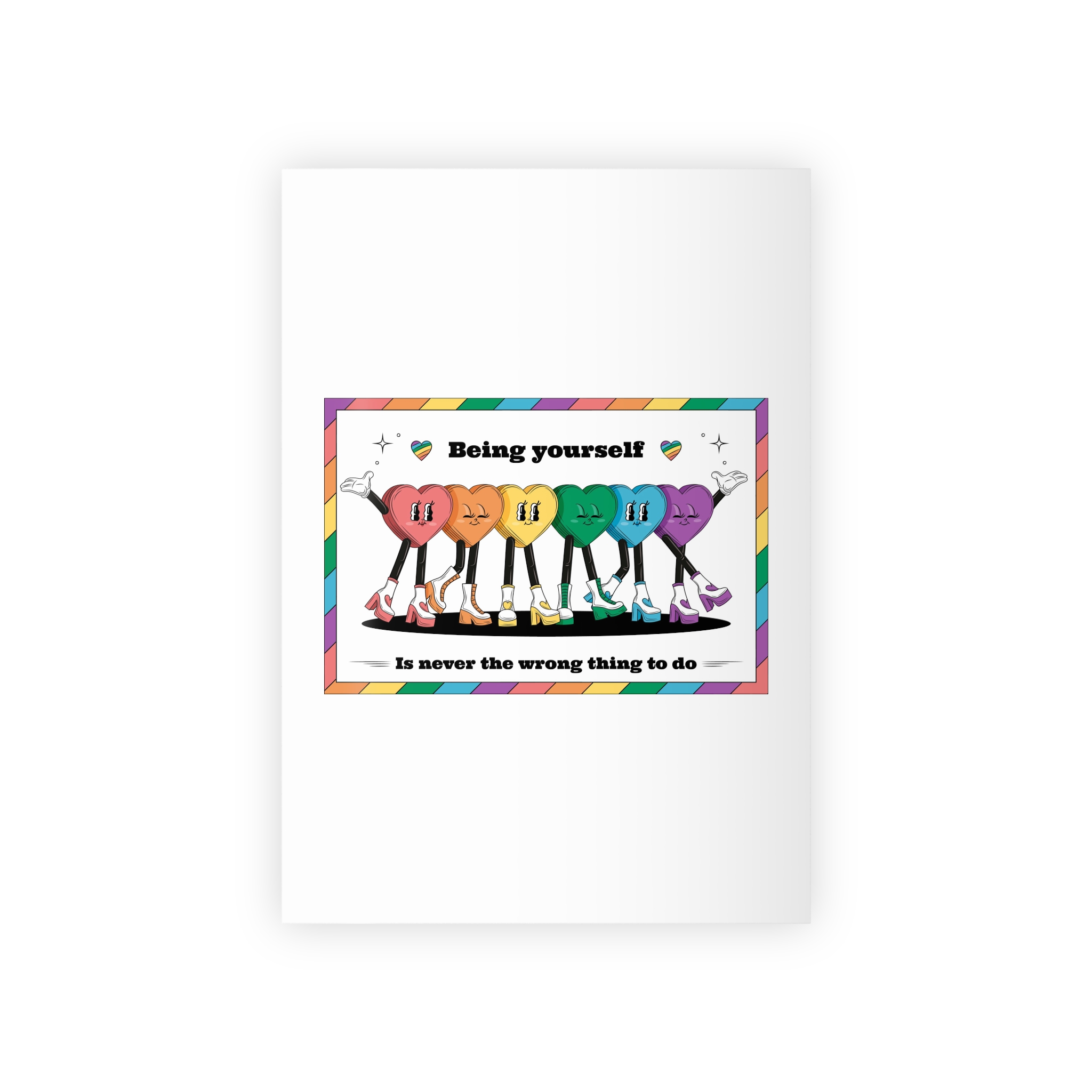 Illustration Pride Month Celebration Gift Wrapping Paper Rolls 1pc