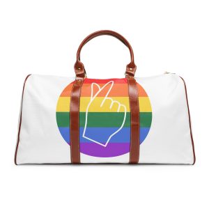 Lgbtq Diversity Rainbow Pride Concept Vector Isolated Illustration Waterproof Travel Bag