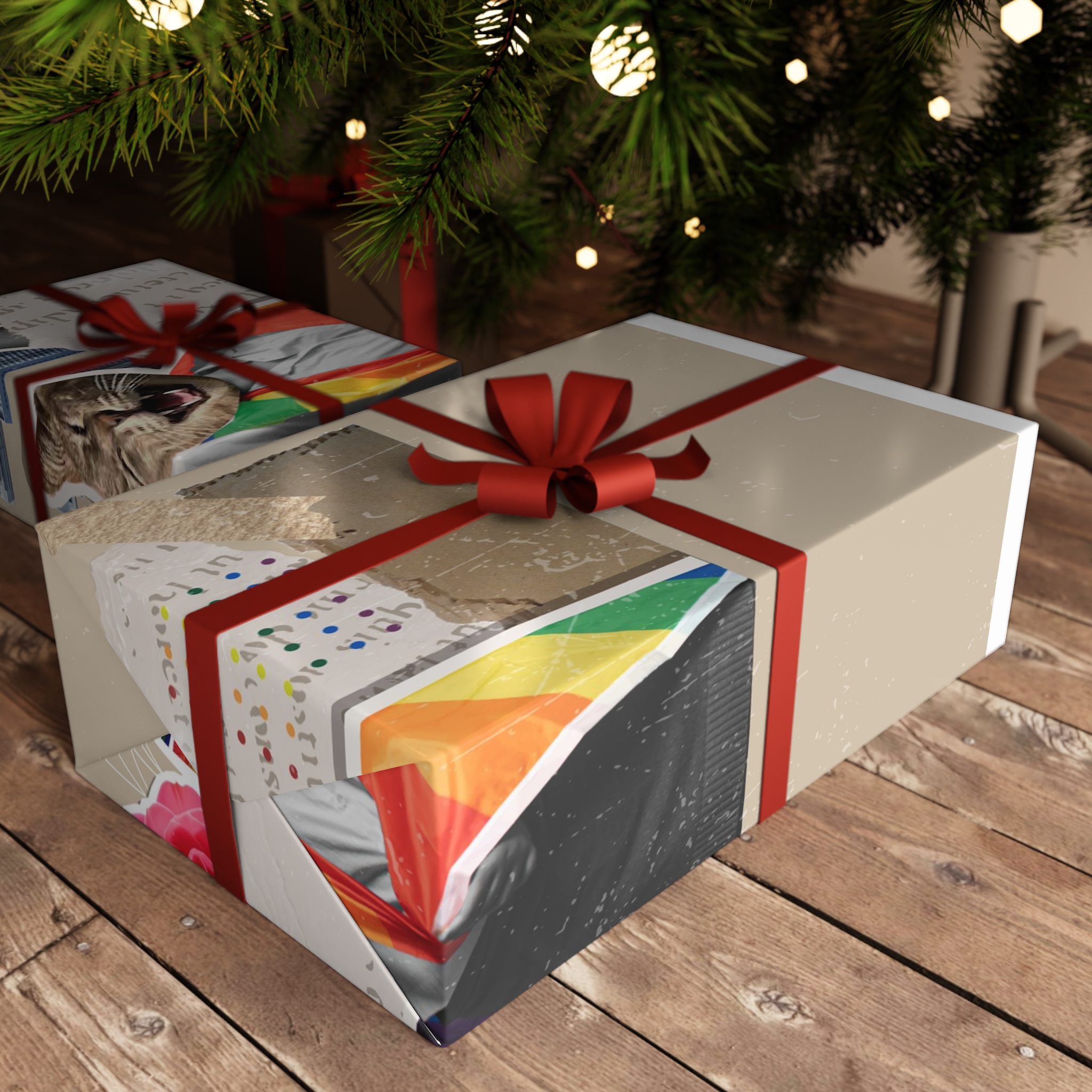 Lesbian Pride Design 5F982B Gift Wrapping Paper Sheets 1pc - Image 6