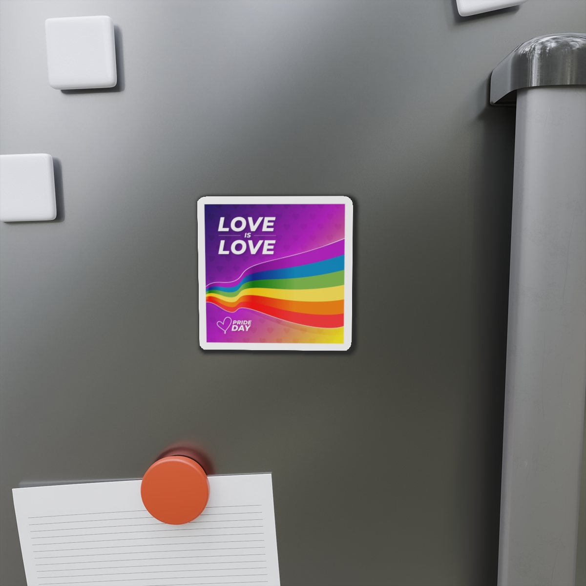 Colorful Pride Day Flag Concept Die Cut Magnets - Image 5
