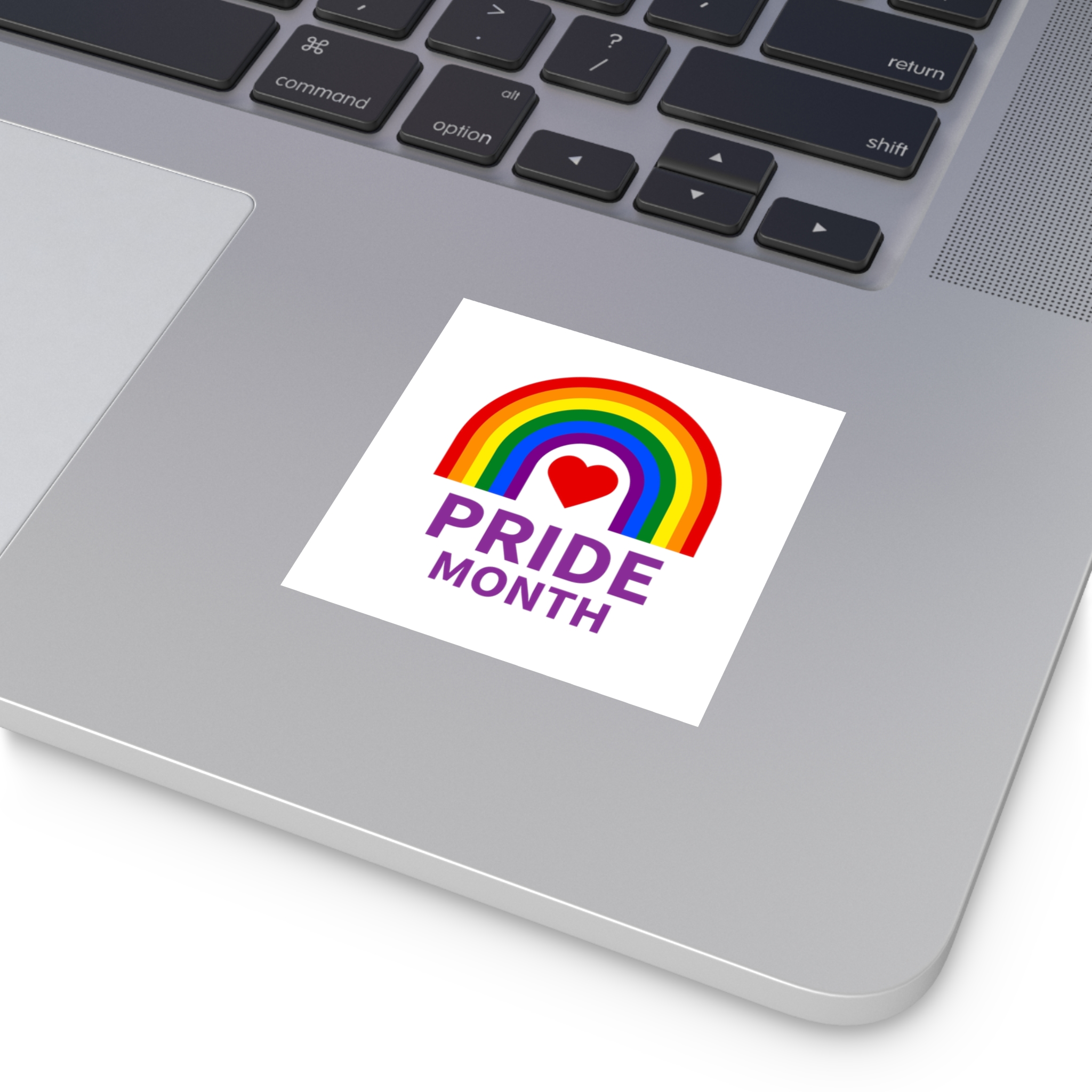 Pride Month Logo Template Design Laminate Stickers Square - Image 11