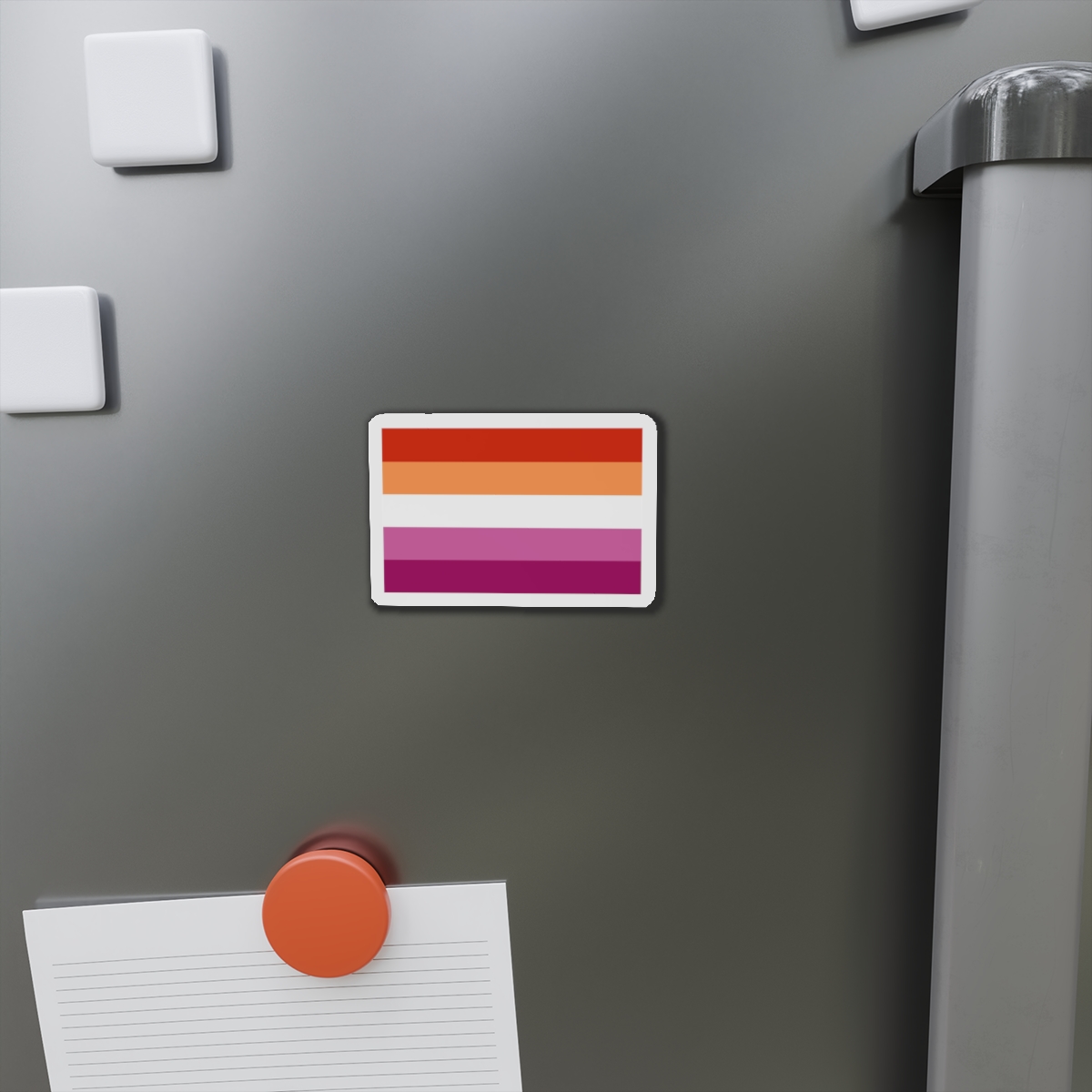 Lesbian Flag Die Cut Magnets - Image 5