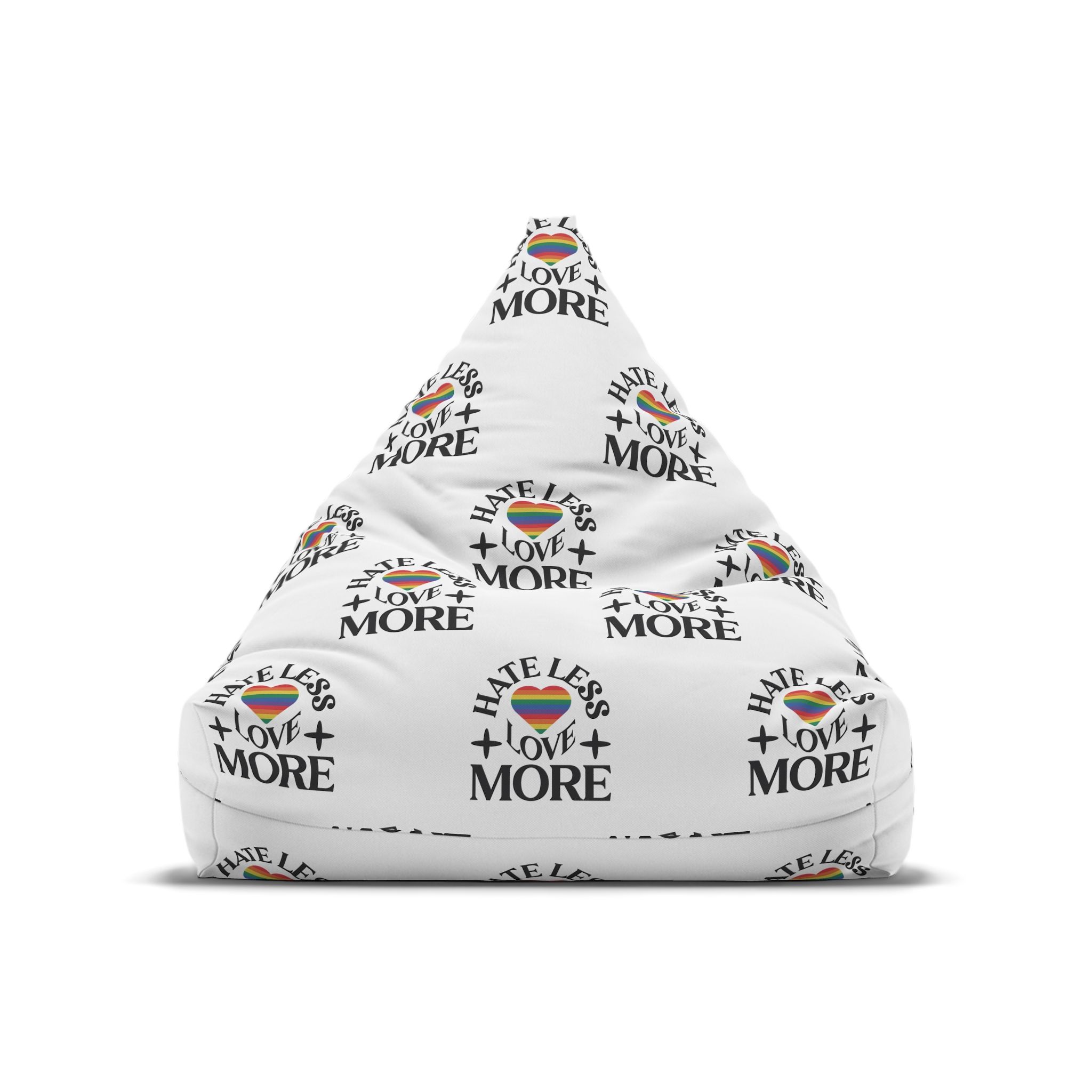 Lgbtq Pride Month Quote Eps Design Vector Pride Design Template(2) Bean Bag Chair Cover - Image 5