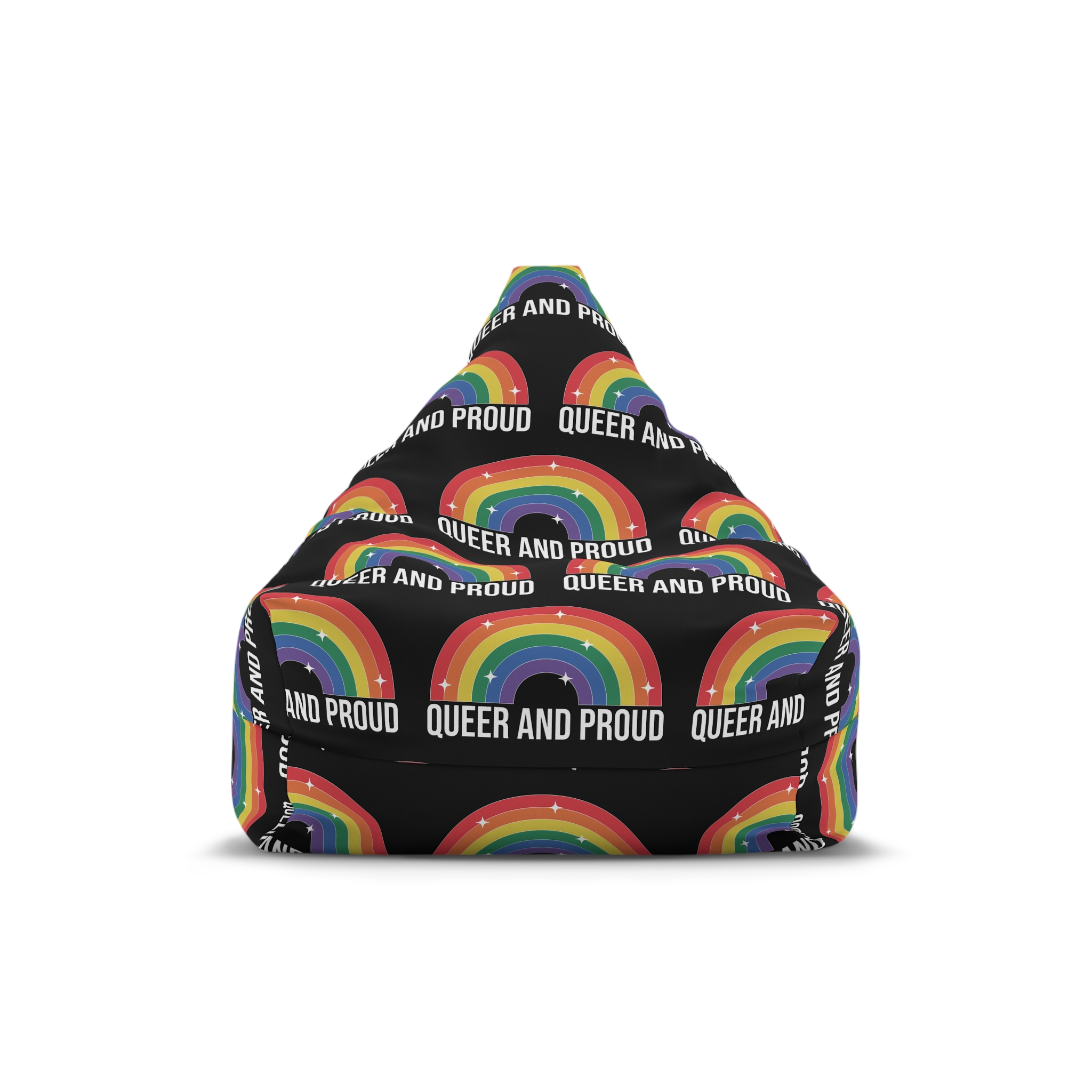 Pride Lgbtq Gay Typography Vector Tshirt Design(10) Bean Bag Chair Cover
