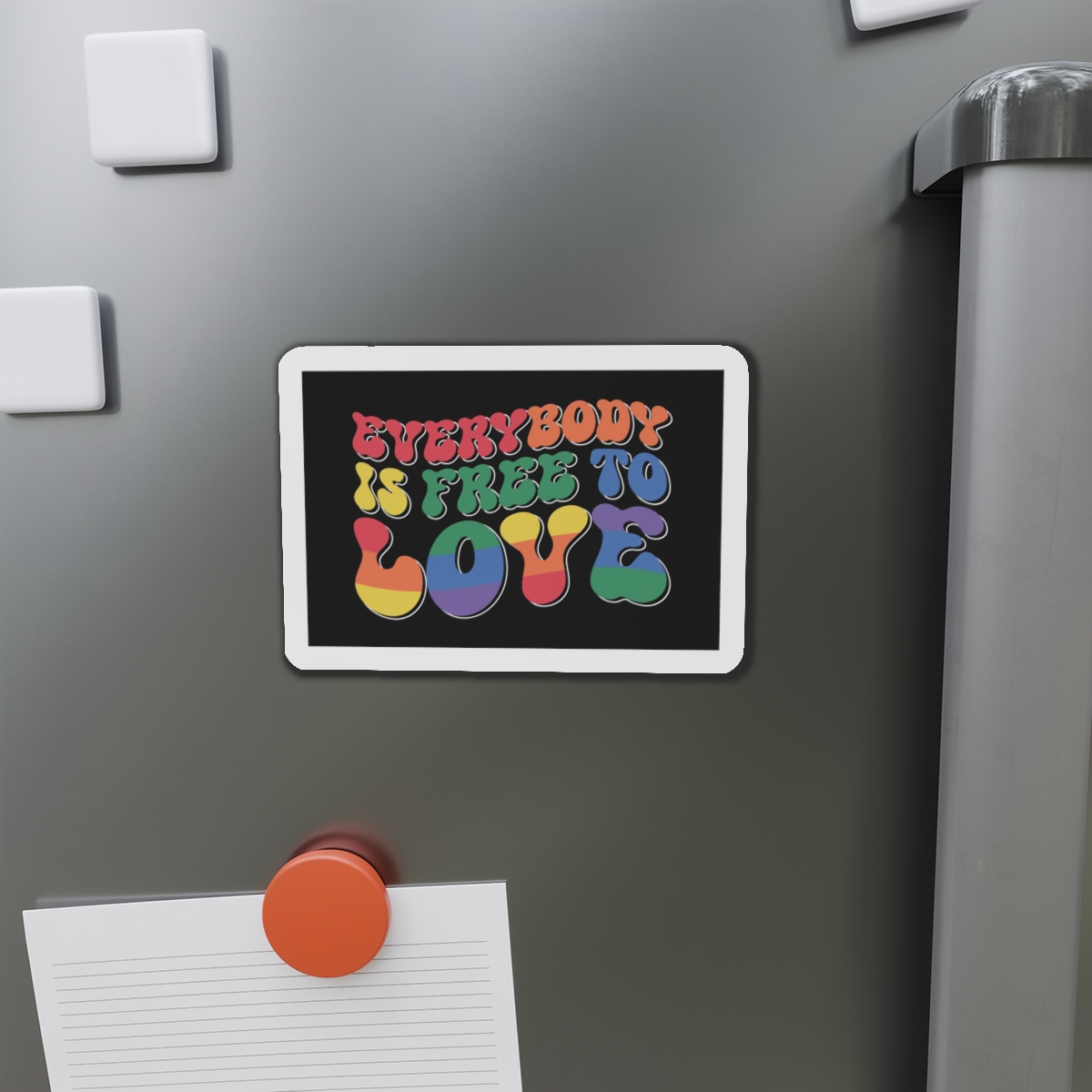 Pride Lgbt Gay Retro Tshirt Design Die Cut Magnets - Image 11