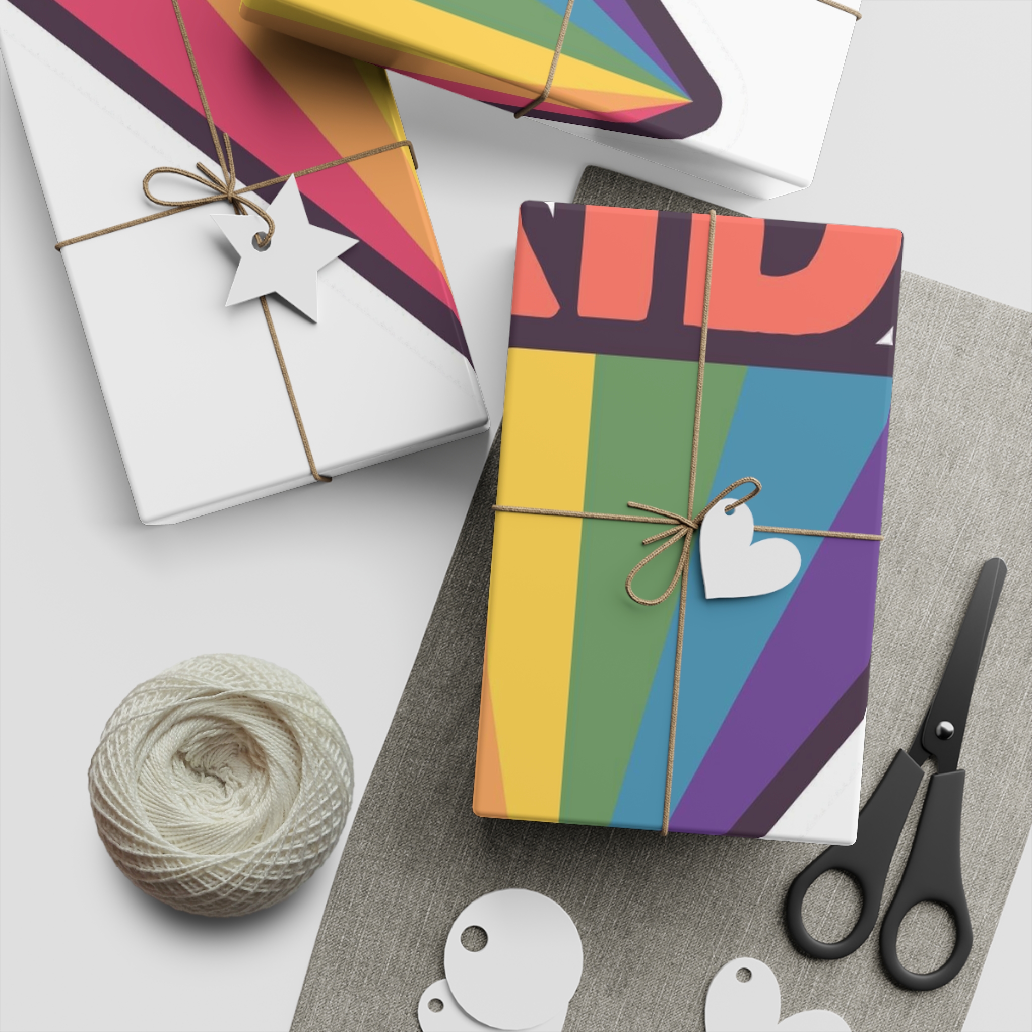 Pride With Rainbow(1) Gift Wrapping Paper Sheets 1pc - Image 5