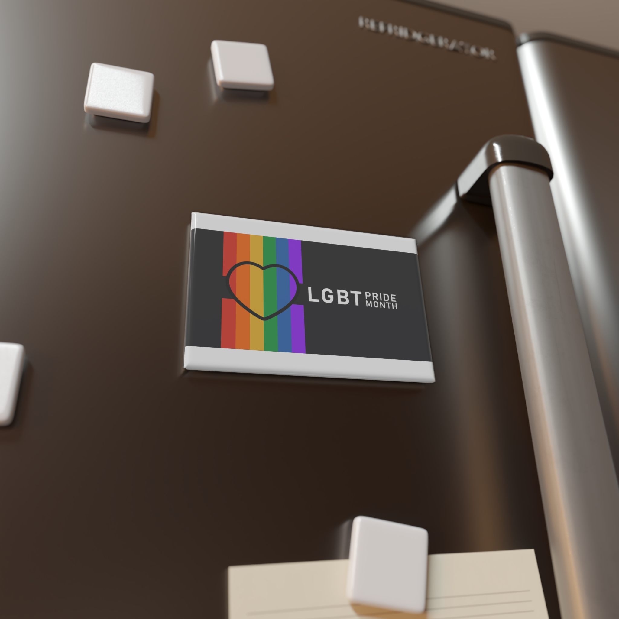 Pride Day Lgbtq Bg Button Magnet Rectangle 1 And 10 Pcs - Image 8