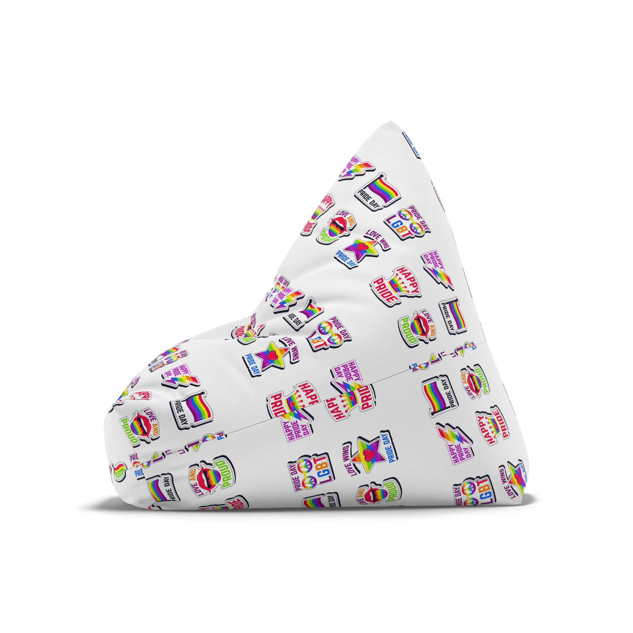 Label Collection With Pride Day Theme Bean Bag Chair Cover - Image 8