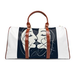 Woman Kiss Waterproof Travel Bag