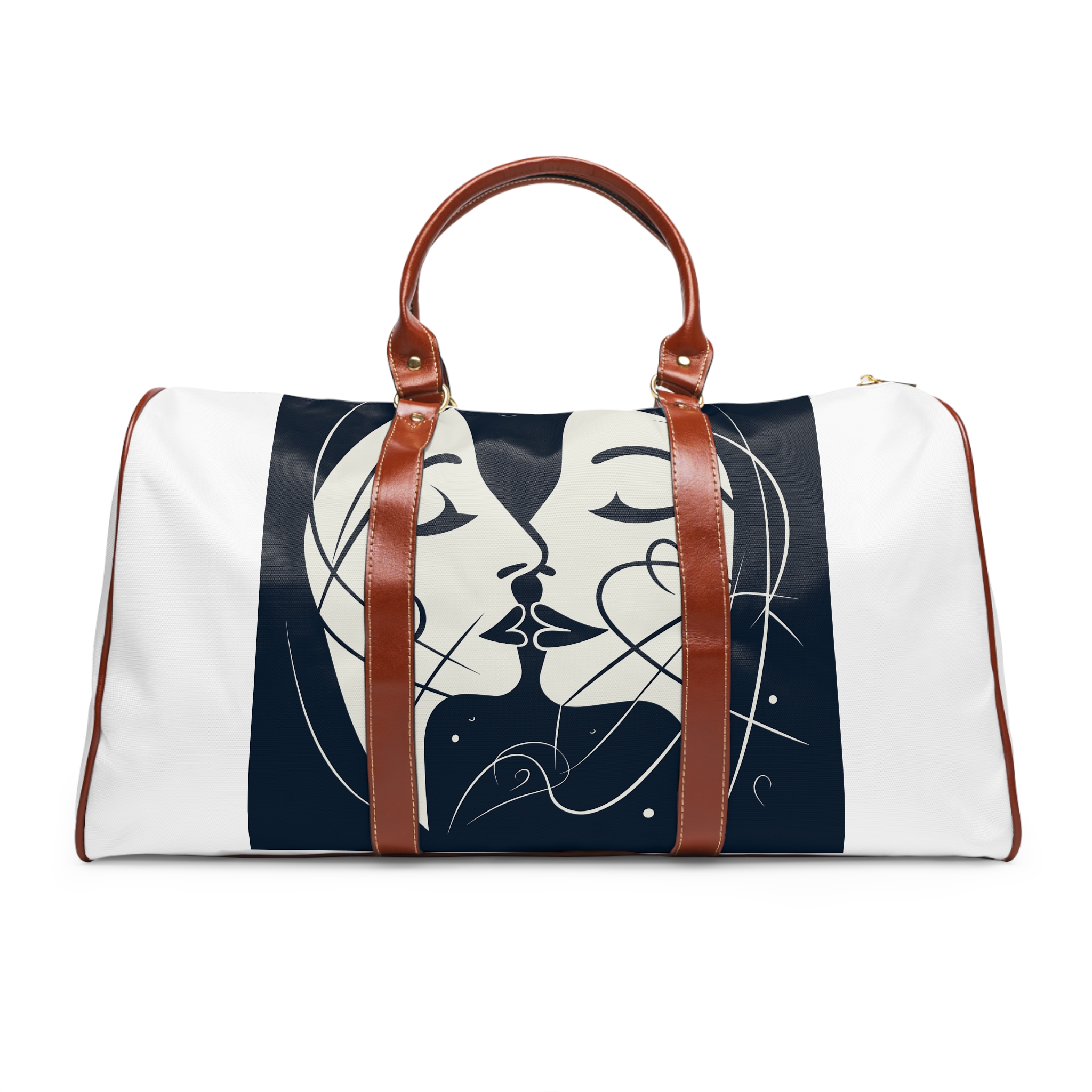 Woman Kiss Waterproof Travel Bag