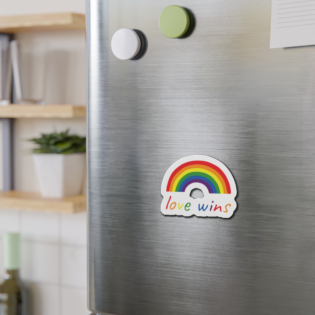 Colorful Rainbow Shape Bisexual Pride Flag Happy Pride Day Lgbtqia Community Pride Month Vector Hand Drawn Doodle Posters Stickers Logo Cards(1) Die Cut Magnets - Image 9