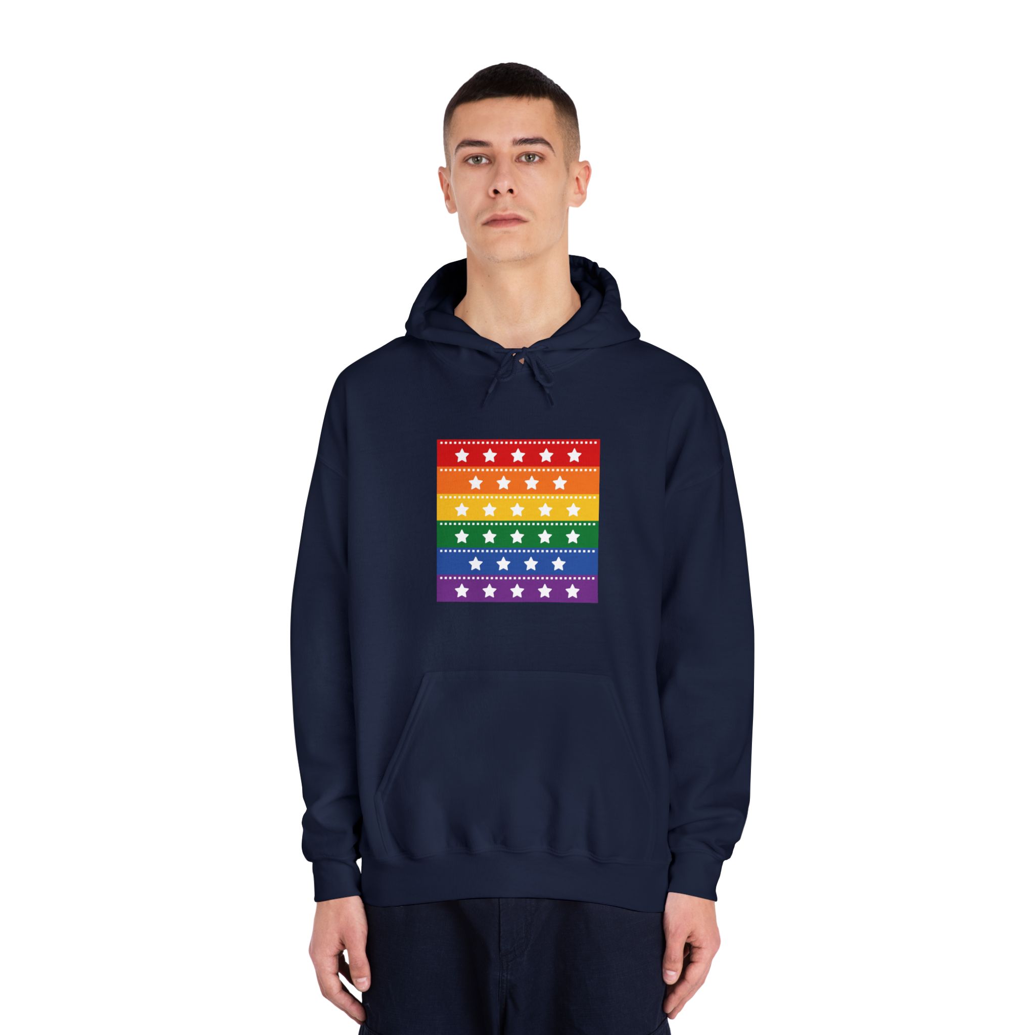 Lgbt Pride Month June Lesbian Gay Bisexual Transgender Lgbtq Flag Rainbow Vector(4) Unisex Dryblend Hooded Sweatshirt - Image 31