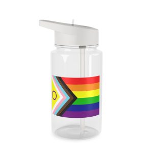 Lgbtq Pride Flag New Lgbtq Pride Flag Vector Updated Intersex Inclusive Progress Pride Flag Tritan Water Bottle
