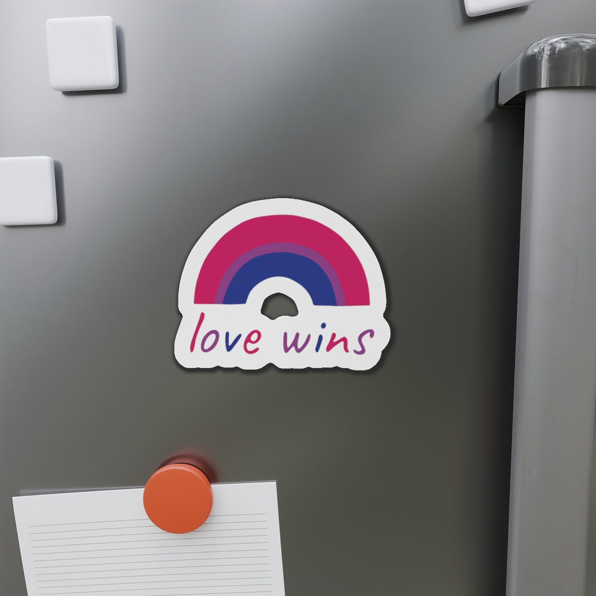 Colorful Rainbow Shape Bisexual Pride Flag Happy Pride Day Lgbtqia Community Pride Month Vector Hand Drawn Doodle Posters Stickers Logo Cards Die Cut Magnets - Image 14