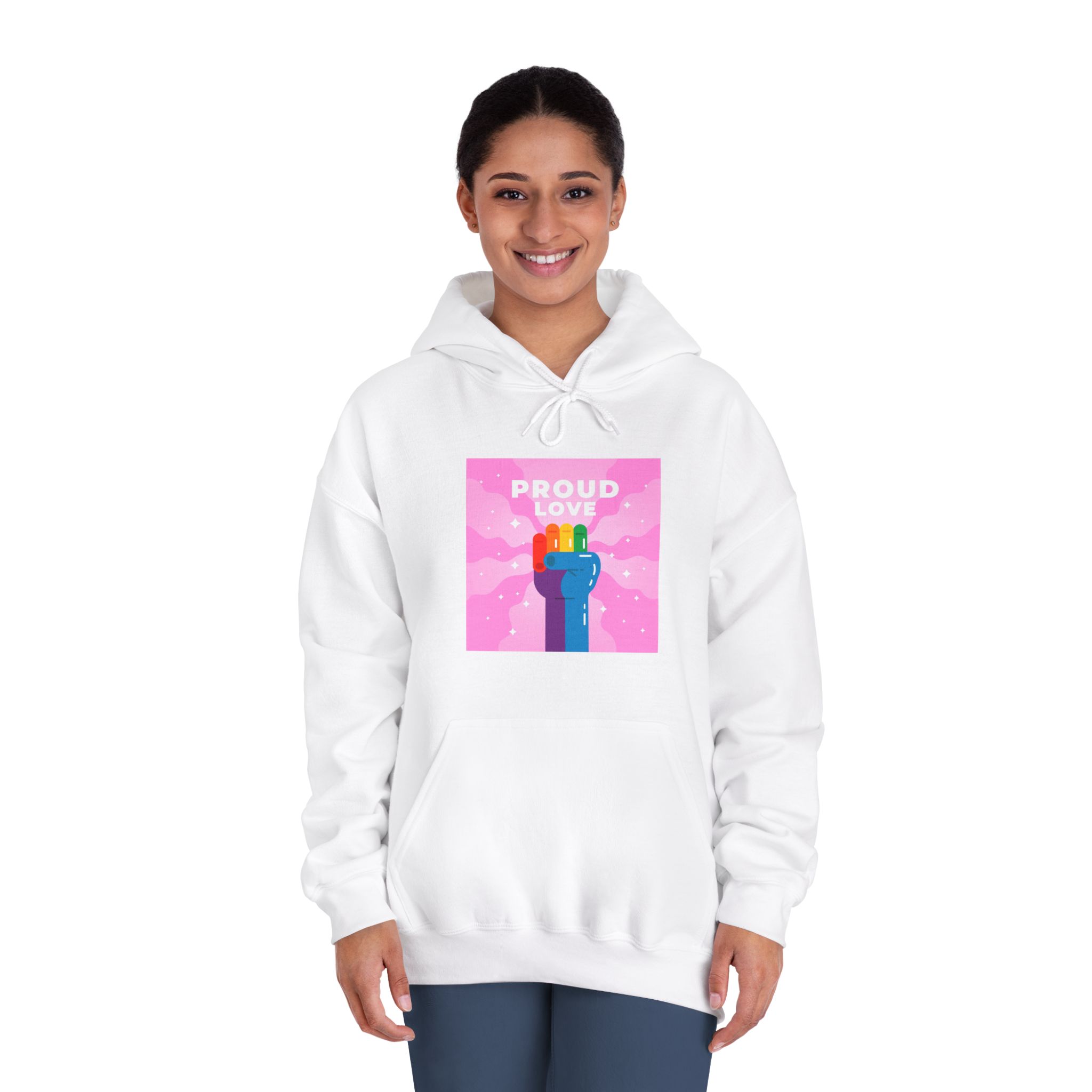 Pride Day Concept(4) Unisex Dryblend Hooded Sweatshirt - Image 4