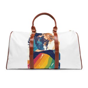 Lesbian Unity Strength Art Exhibit Sticker Waterproof Travel Bag