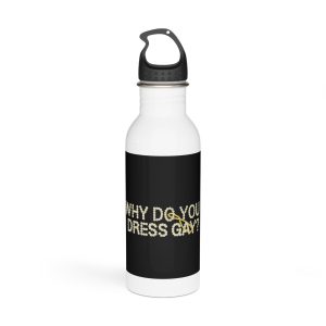 Lesbian Pride Design 20D8C4 Stainless Steel Water Bottle