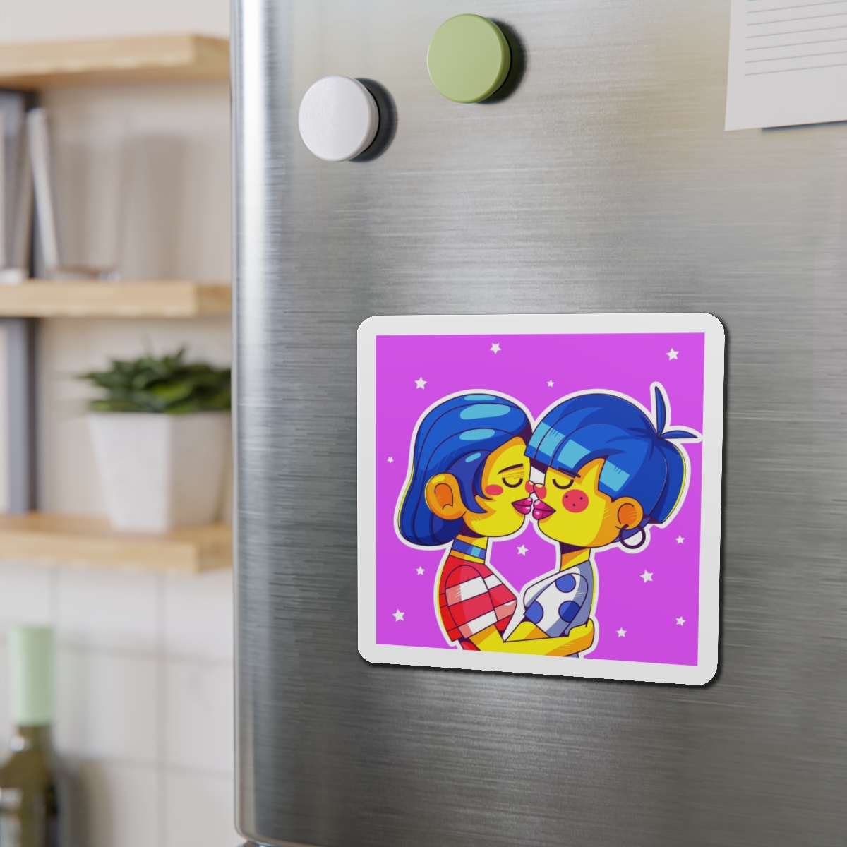 Lesbian Pride Design 4F4976 Die Cut Magnets - Image 12