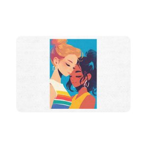 Lesbian Pride Design F63164 Pet Food Mat 12x18
