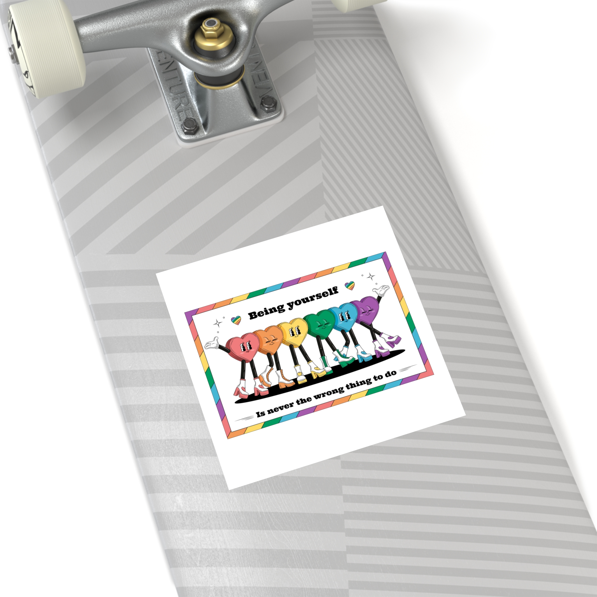 Illustration Pride Month Celebration Laminate Stickers Square - Image 40