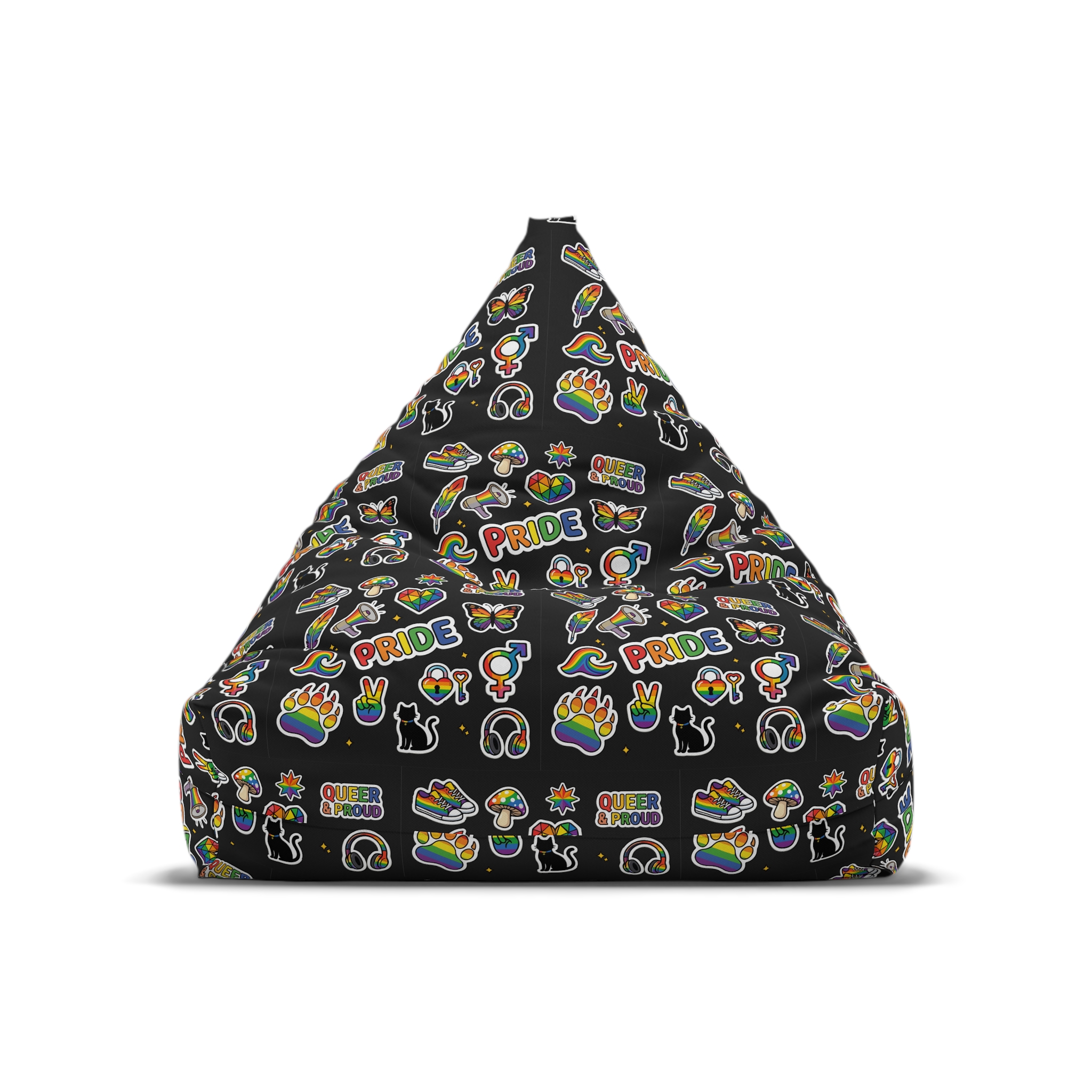 Lesbian Pride Design 33FA23 Bean Bag Chair Cover - Image 5