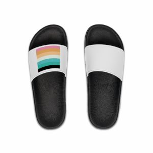Lesbian Pride Design 1724D6 Mens Slide Sandals